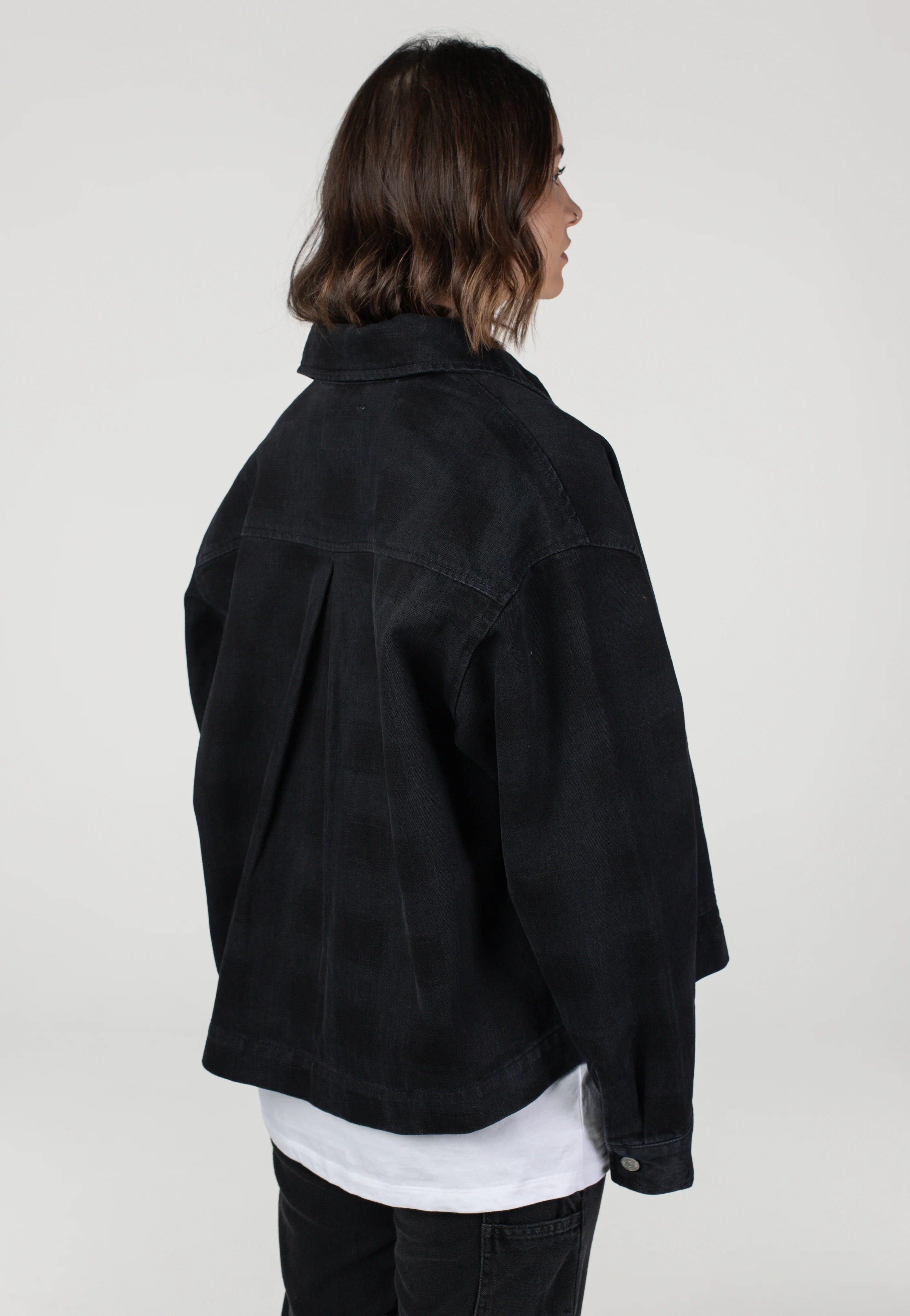 Carhartt WIP - W' Everson Stone Washed Print Black - Jacket - Image 11