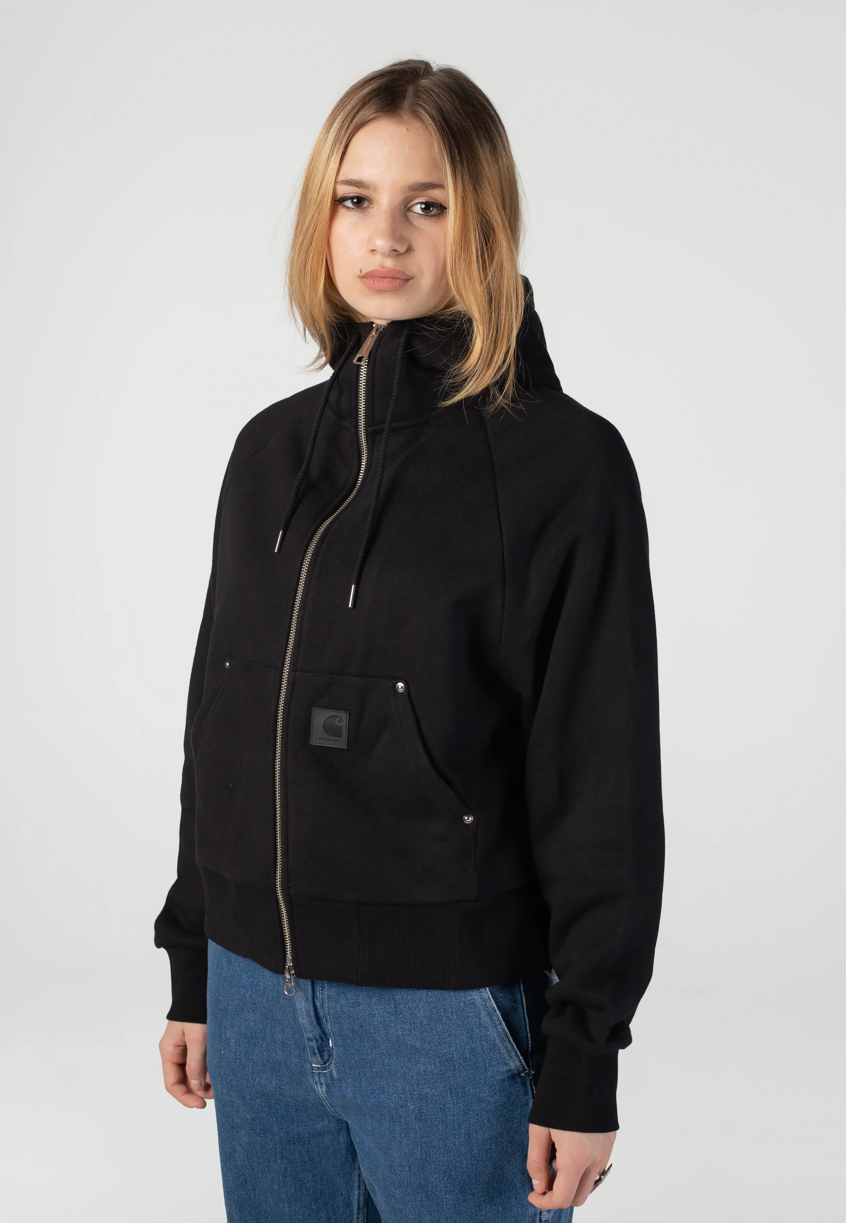 Carhartt WIP - W' Hooded Eldon Black - Jacket - Image 7
