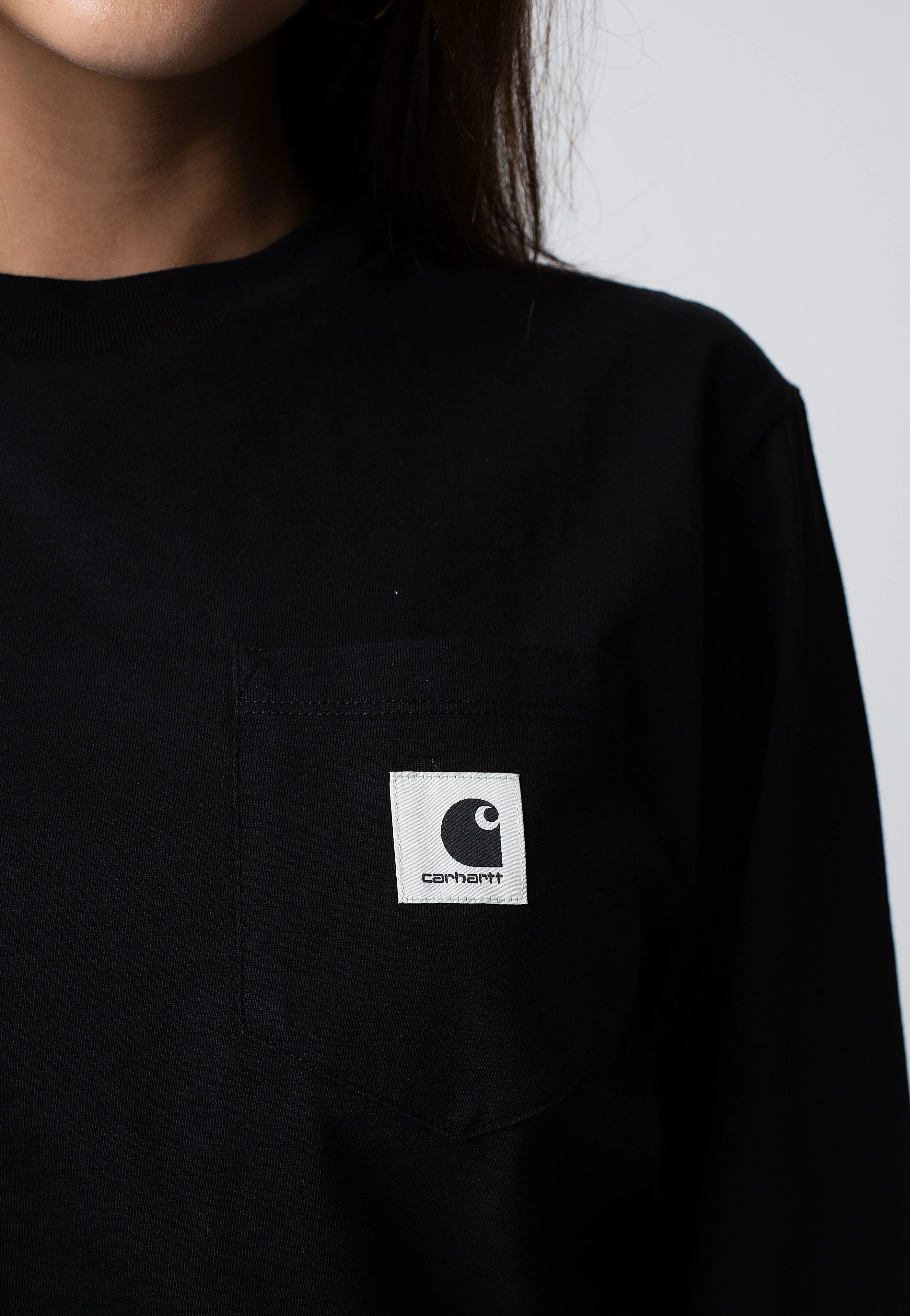 Carhartt WIP - W' Pocket Black - Longsleeve - Image 3