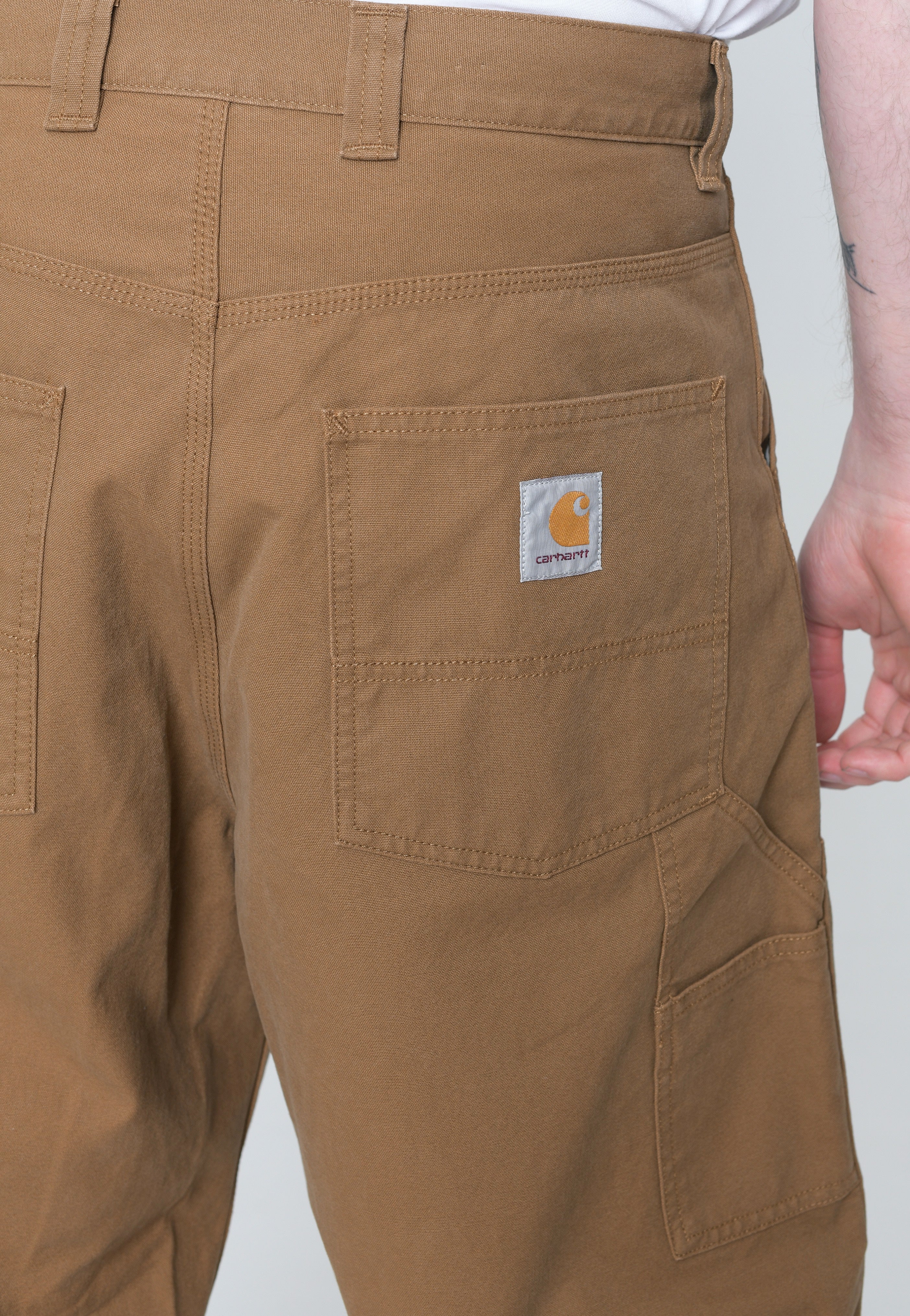 Carhartt WIP - Wide Panel Rinsed Hamilton Brown - Pants - Image 6
