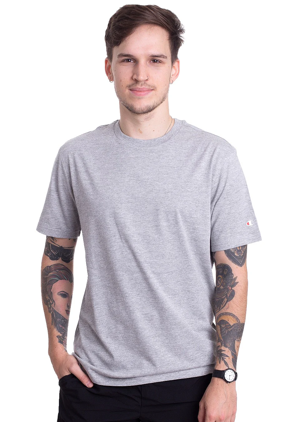 Champion - 2 Pack Crew-Neck OXGM/NBK - T-Shirt - Image 6