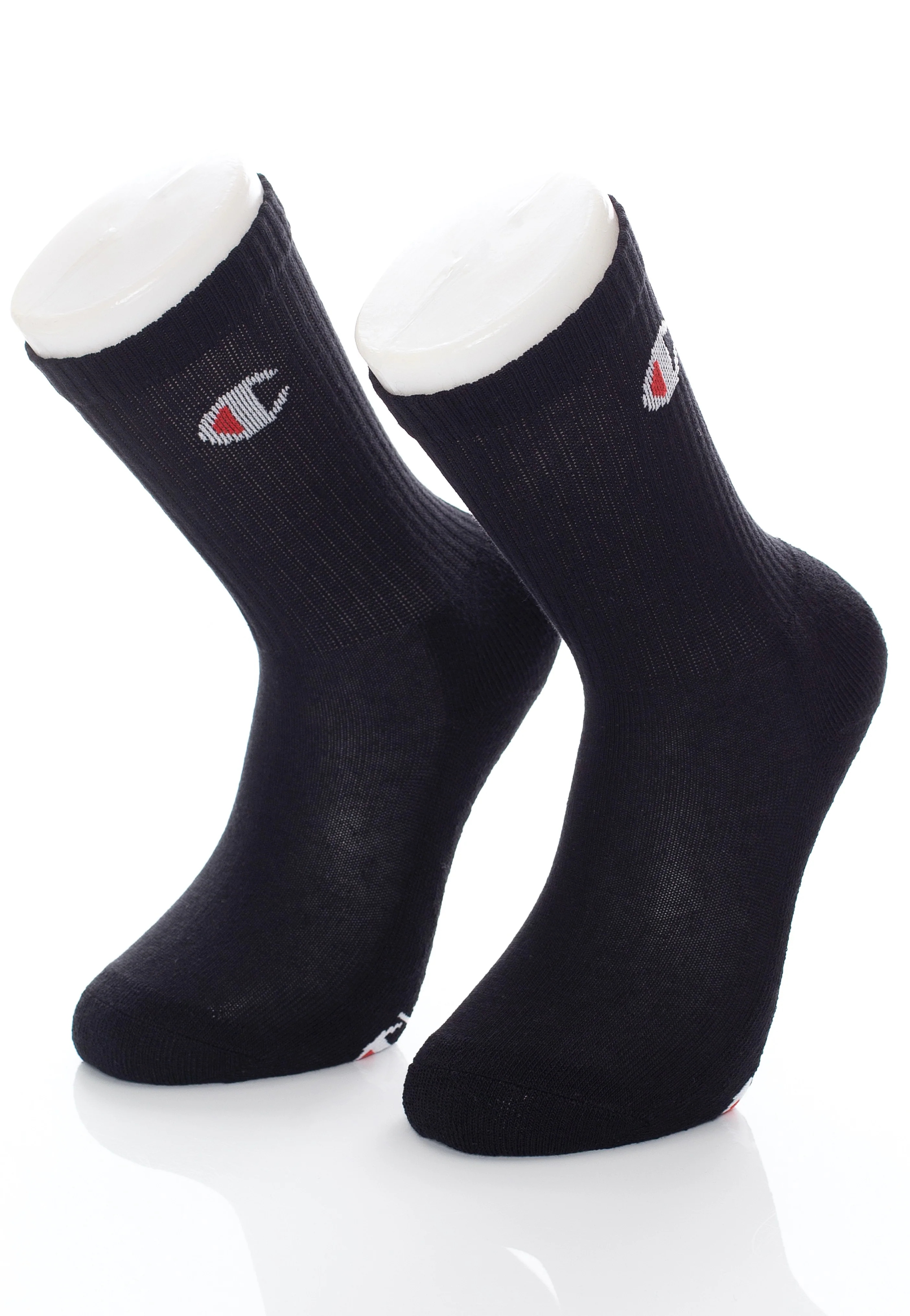 Champion - Crew Pack Of 3 NBK / NBK / NBK - Socks - Image 2