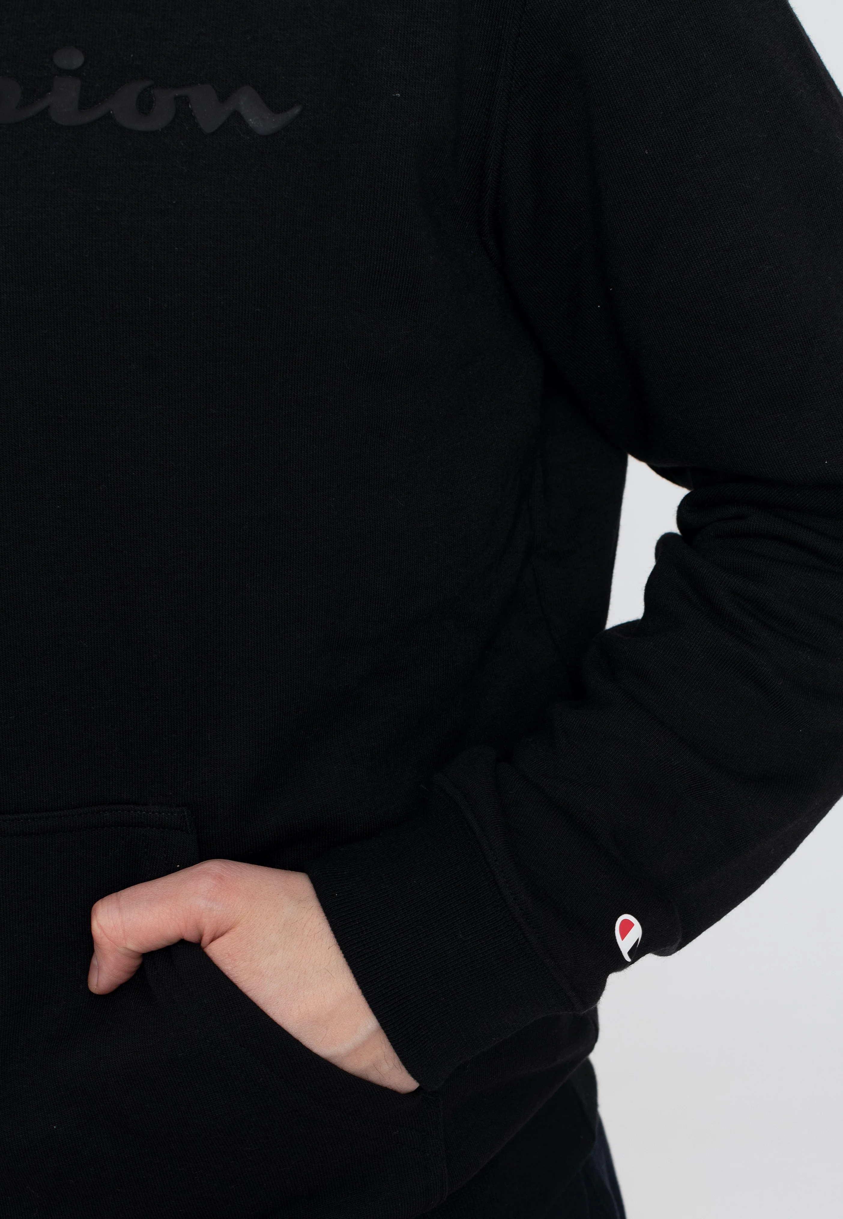 Champion - Hooded Sweatshirt Black Beauty A - Hoodie - Image 3