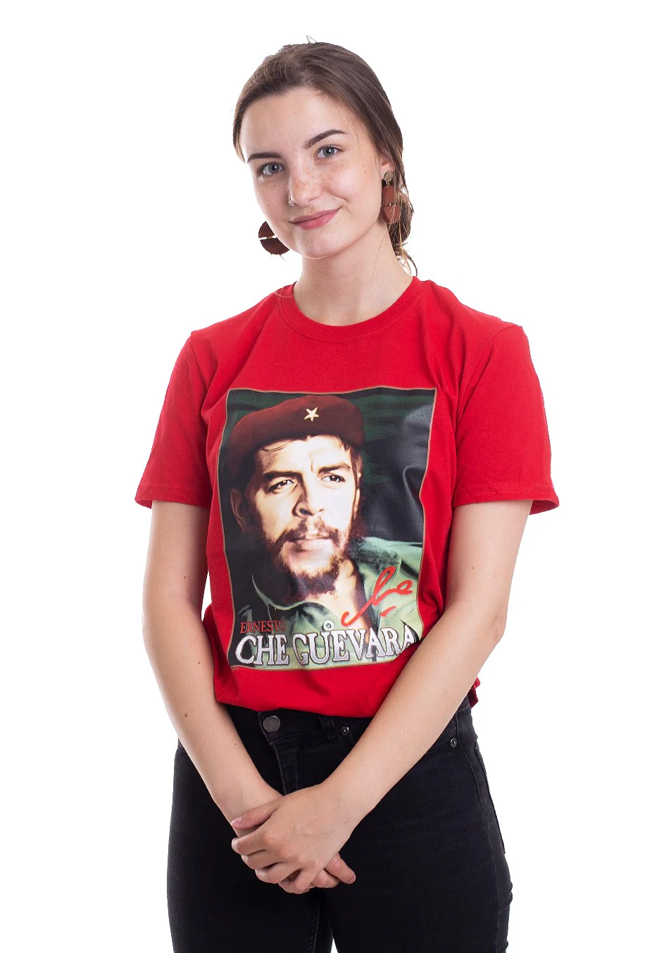 Che Guevara - Portrait Red - T-Shirt - Image 3