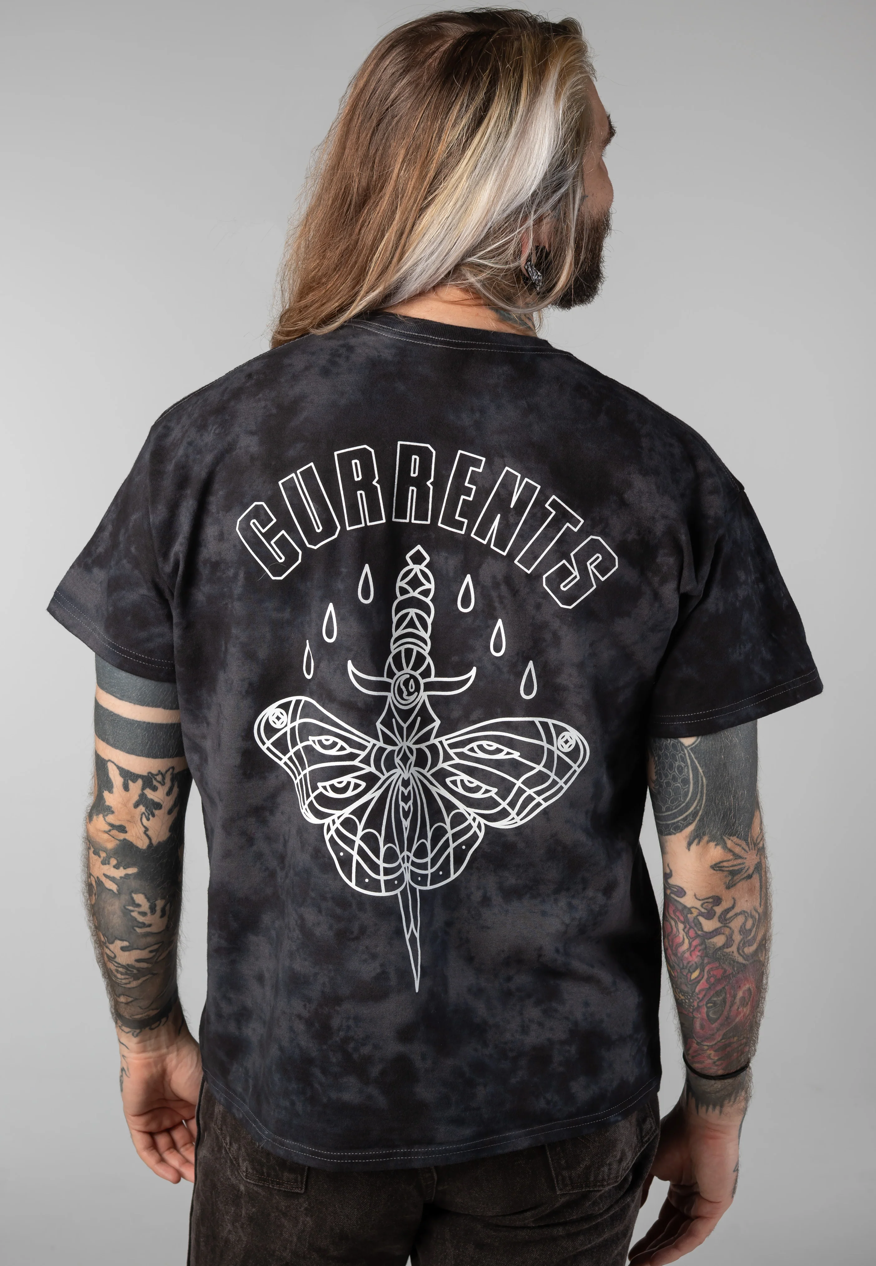 Currents - Moth Tie Dye - T-Shirt - Image 2