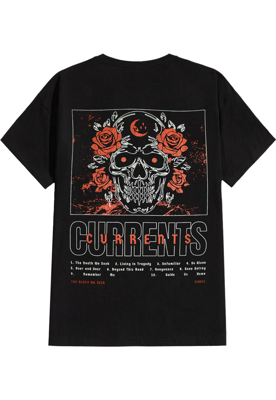 Currents - Skull & Rose - T-Shirt - Image 2