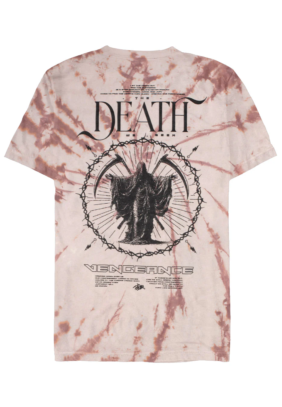 Currents - Vengeance Cream Tie Dye - T-Shirt - Image 8