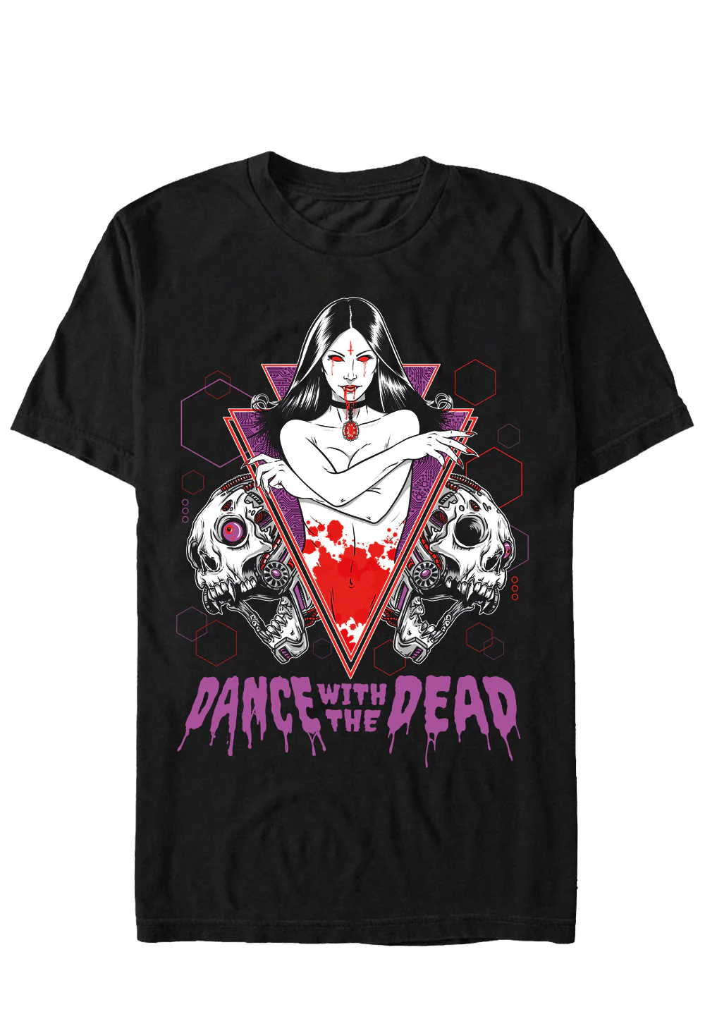 Dance With The Dead - Red Eyes - T-Shirt - Image 3