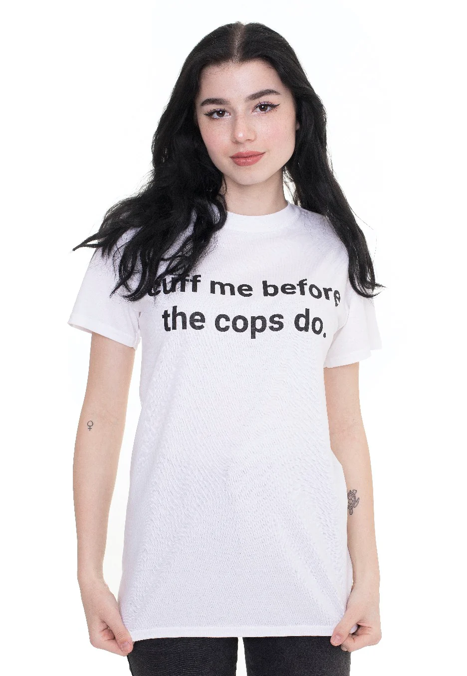 Dancitee - Cuff Me White - T-Shirt - Image 3