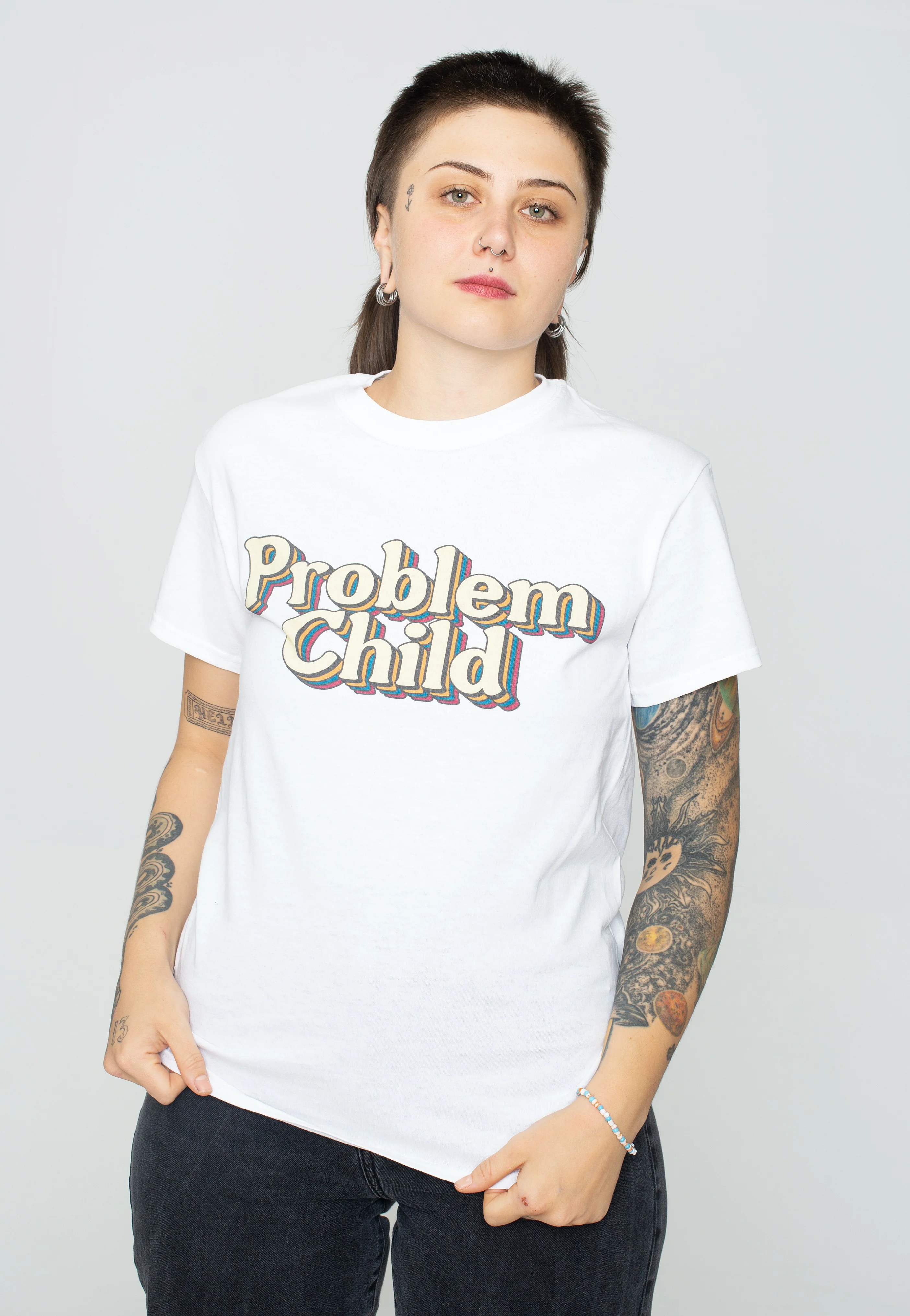 Dancitee - Problem Child White - T-Shirt - Image 5