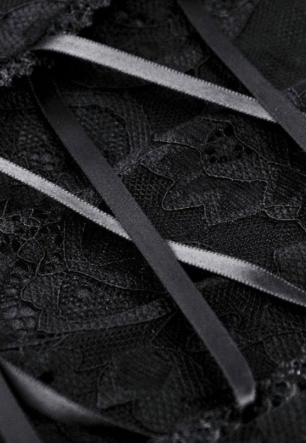 Dark In Love - Gothic Lace See-Through Sexy Waint Lace Maxi Strap - Dress - Image 10