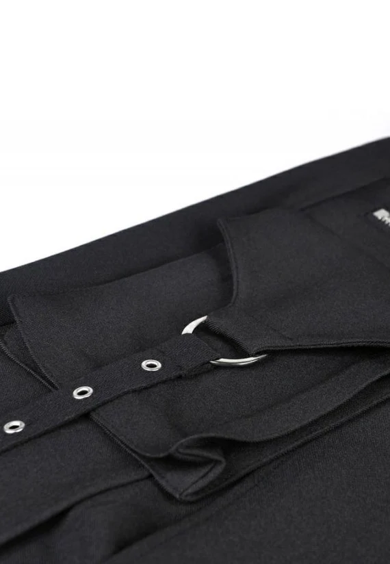 Dark In Love - Punk Sexy Slit Irregular Black - Skirt - Image 19