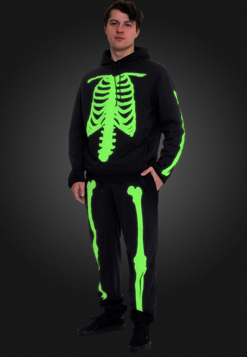 Dark Moon - Skeleton Glow In The Dark - Sweat Pants - Image 5
