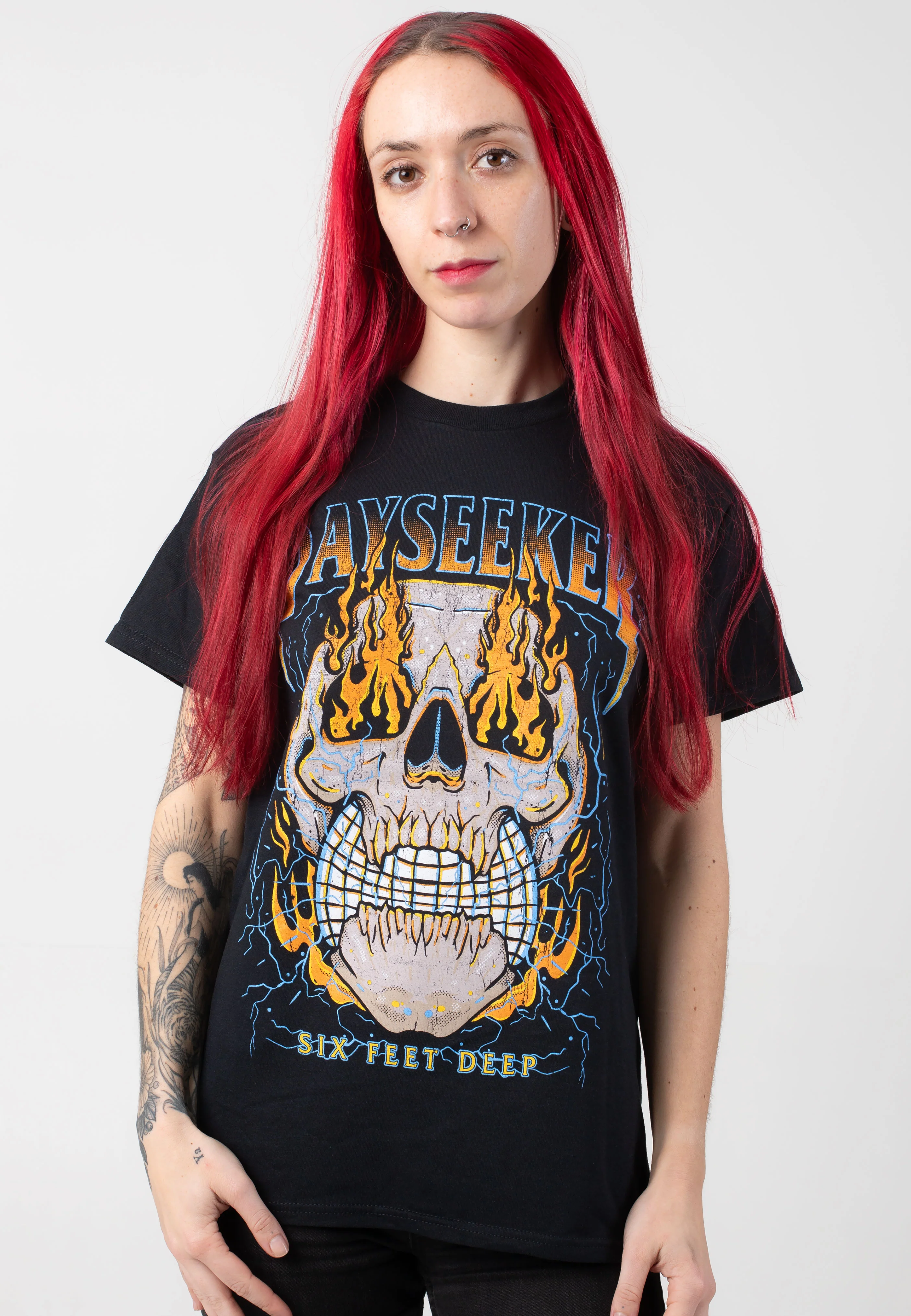 Dayseeker - Metal Skull - T-Shirt - Image 5
