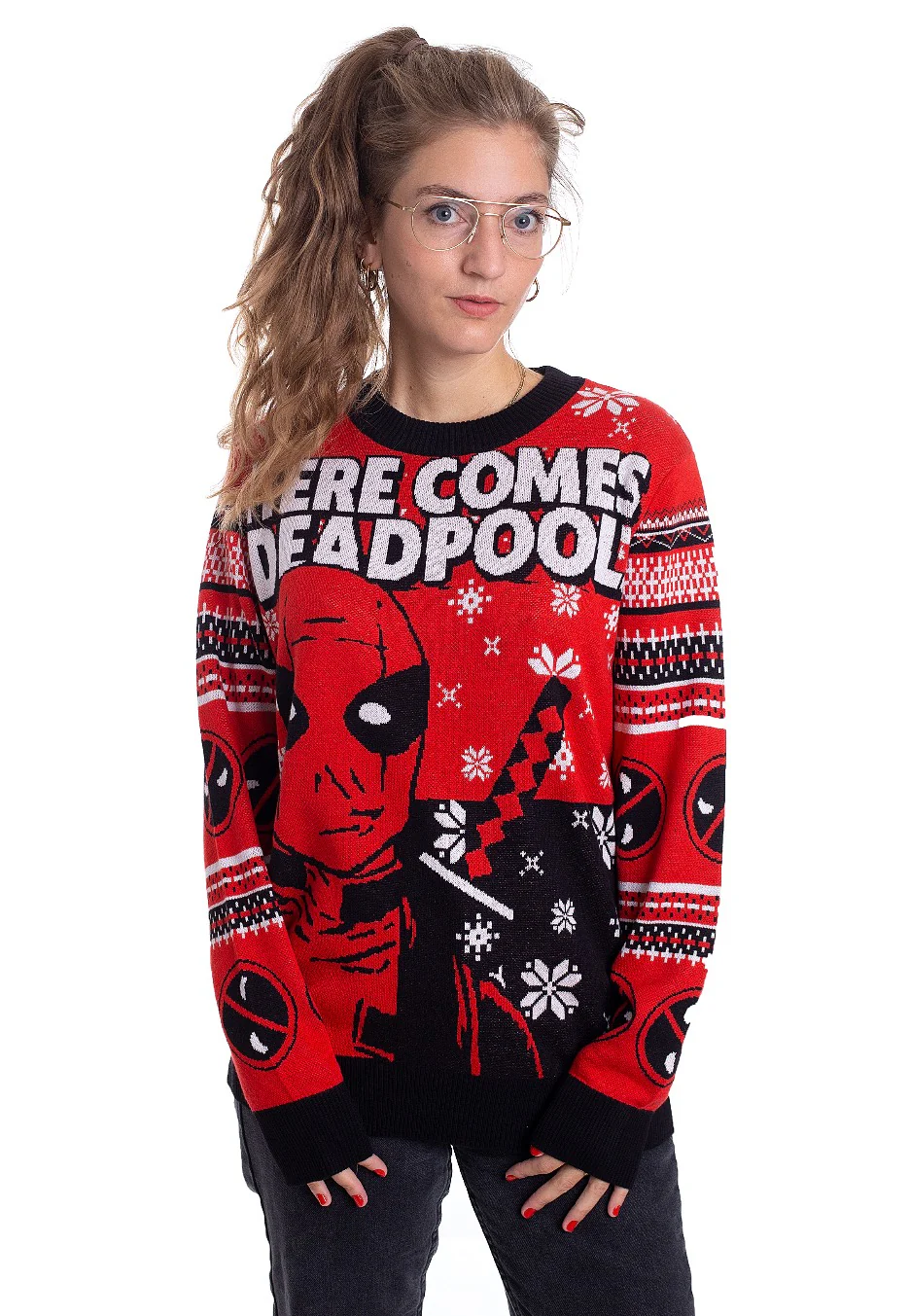 Deadpool - Merry F X-Mas Red - Pullover - Image 3