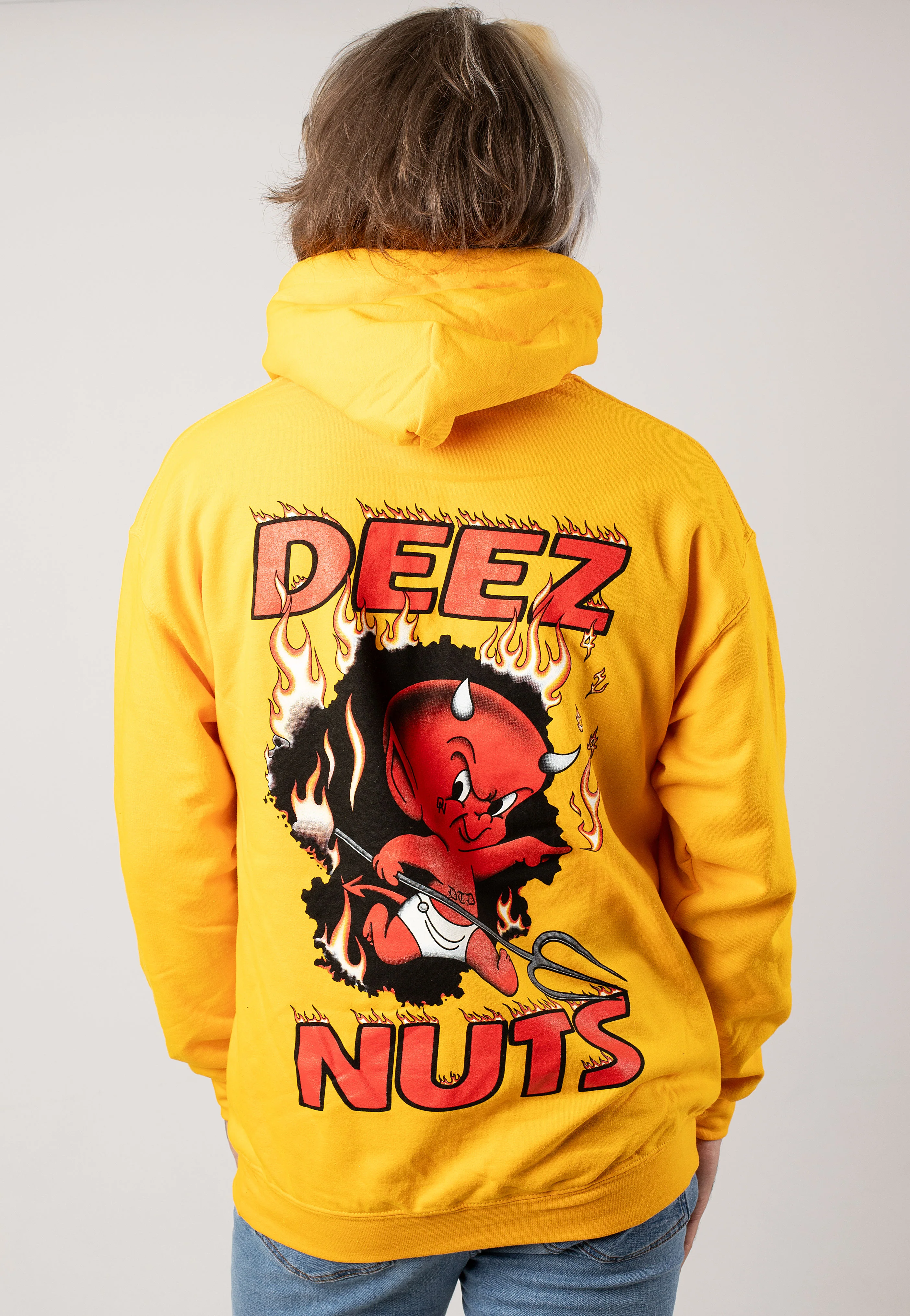 Deez Nuts - Devil Baby Yellow - Hoodie - Image 4