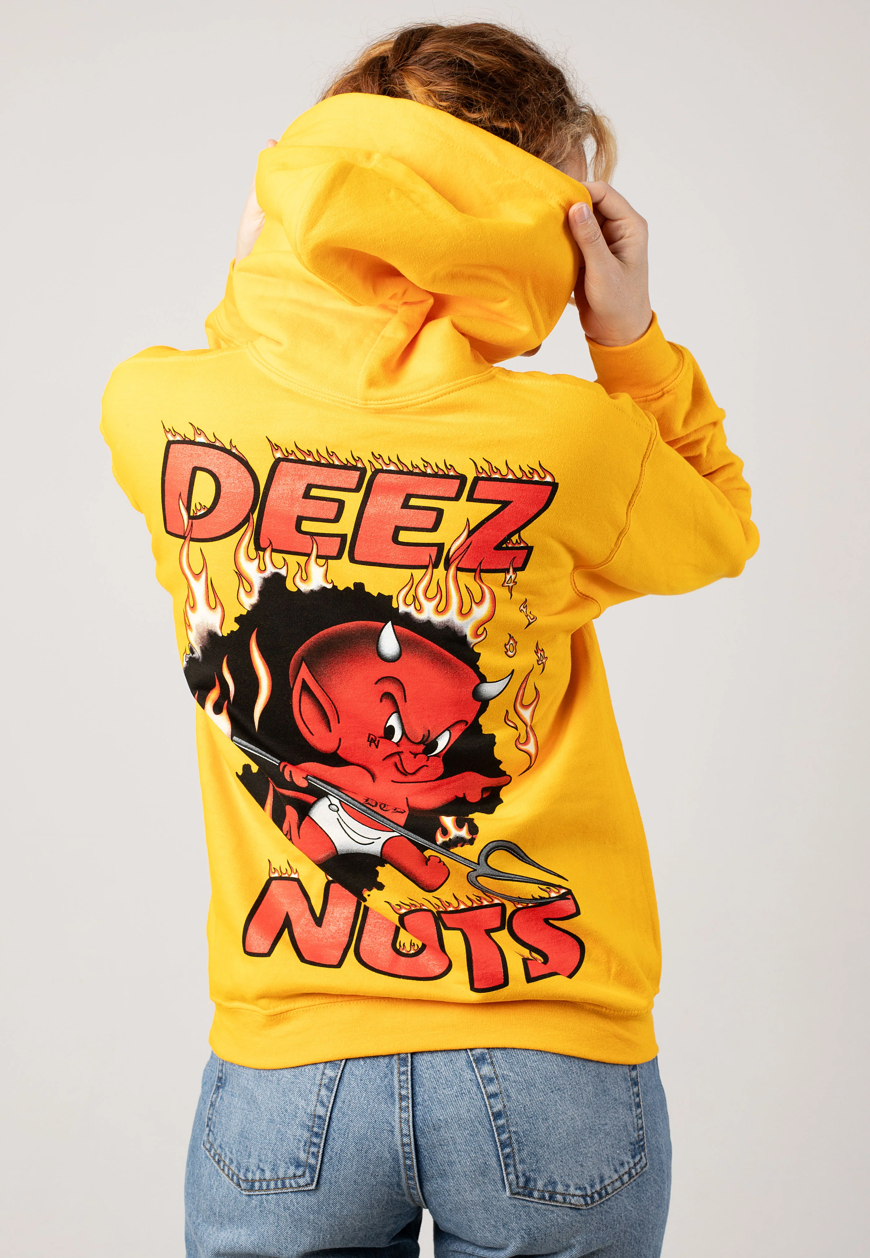 Deez Nuts - Devil Baby Yellow - Hoodie - Image 8