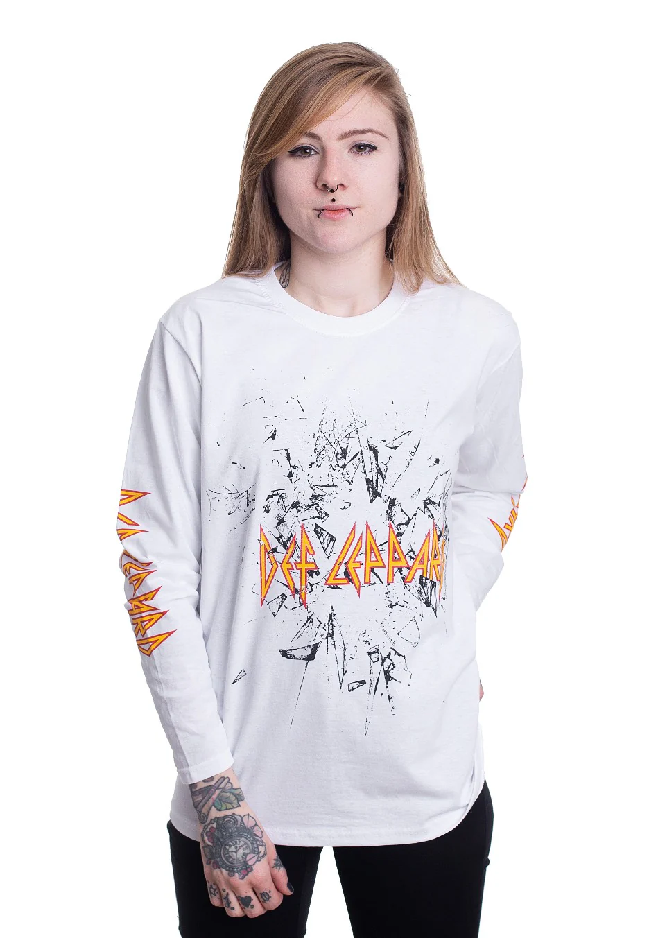 Def Leppard - Shatter White - Longsleeve - Image 5