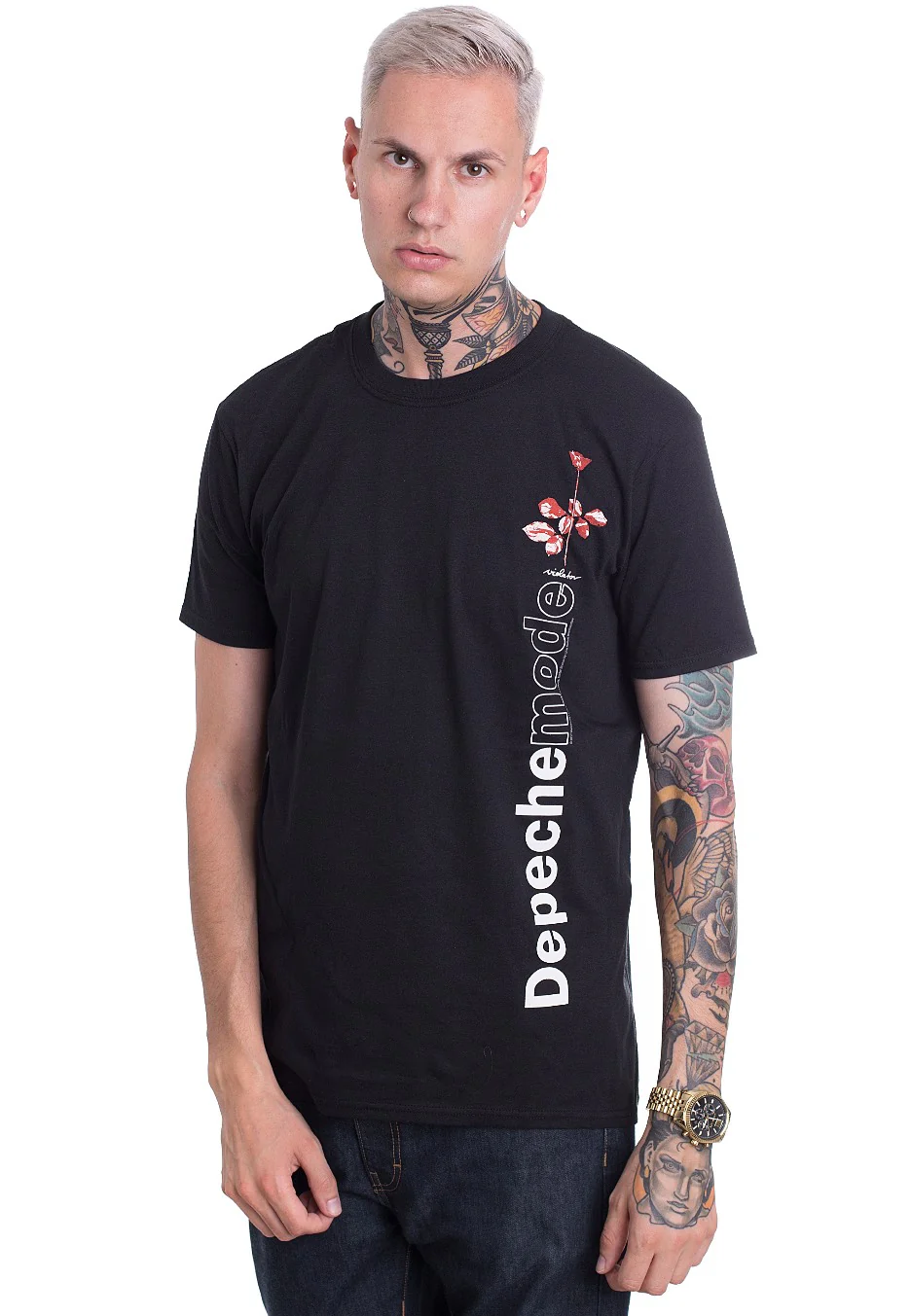 Depeche Mode - Violator Side Rose - T-Shirt - Image 3