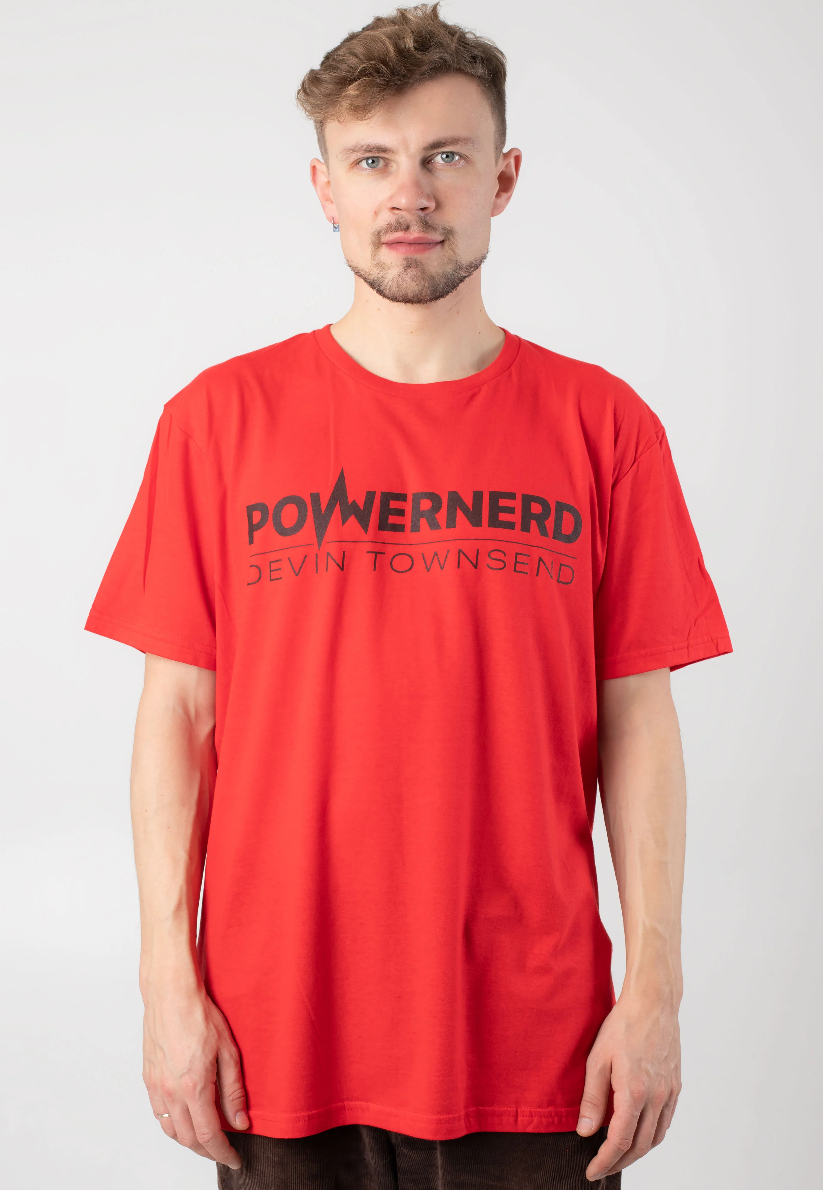Devin Townsend - Powernerd Logo Red - T-Shirt - Image 3
