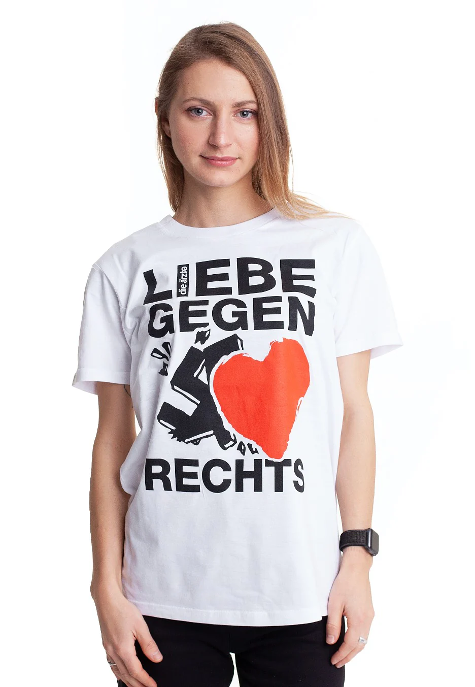 Die Ärzte - Liebe Gegen Rechts White - T-Shirt - Image 5