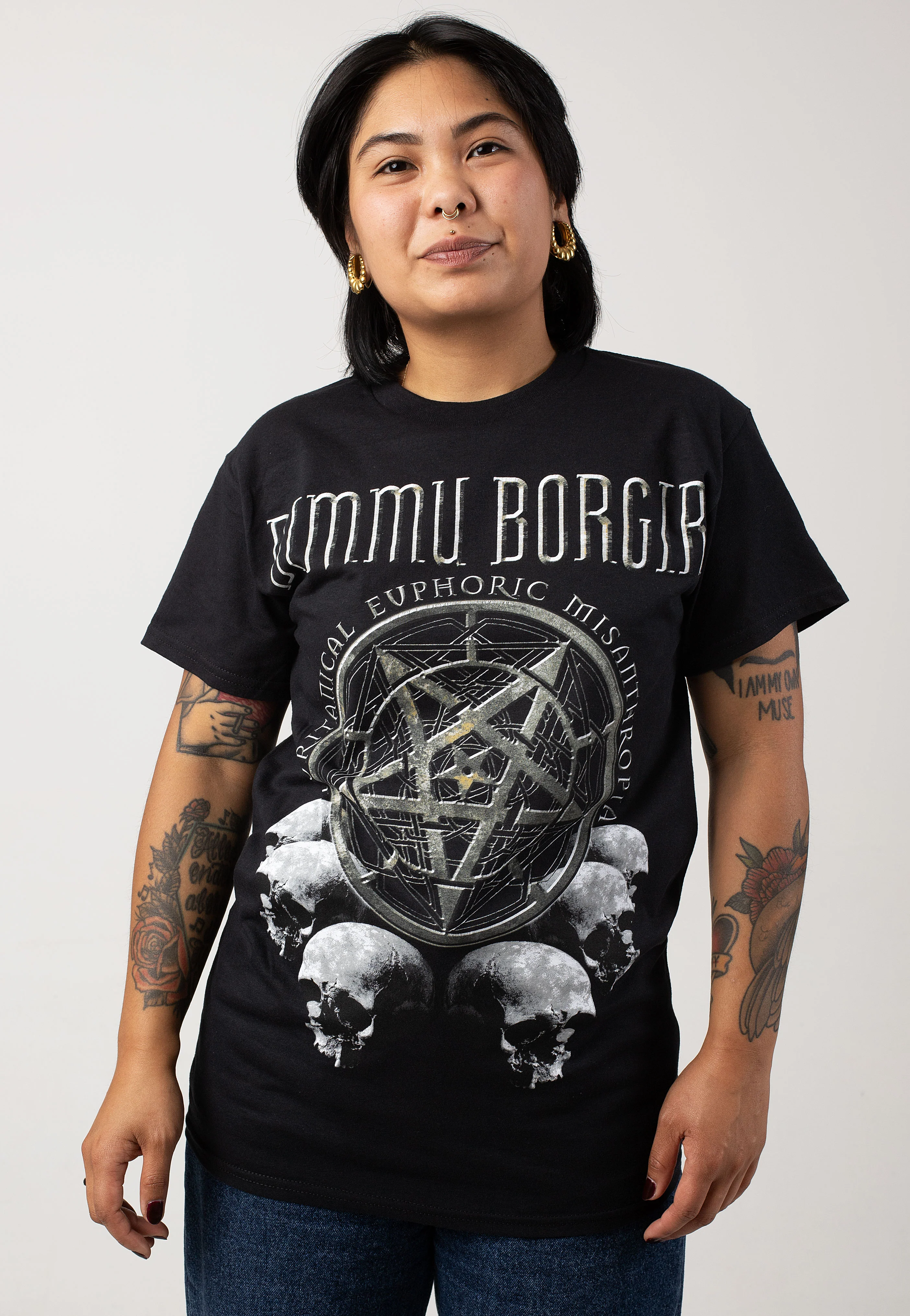 Dimmu Borgir - Puritanical Euphoric Misanthropia (Skulls) - T-Shirt - Image 5