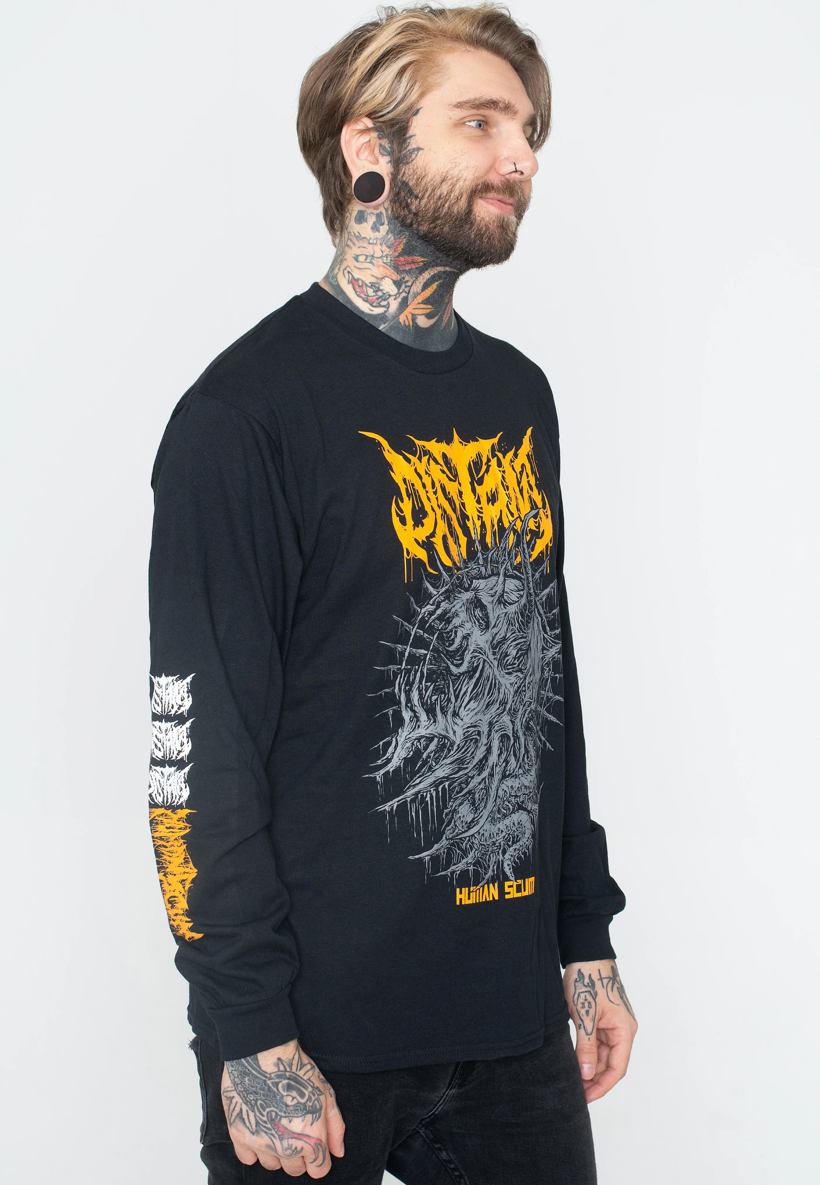 Distant - Human Scum - Longsleeve - Image 4