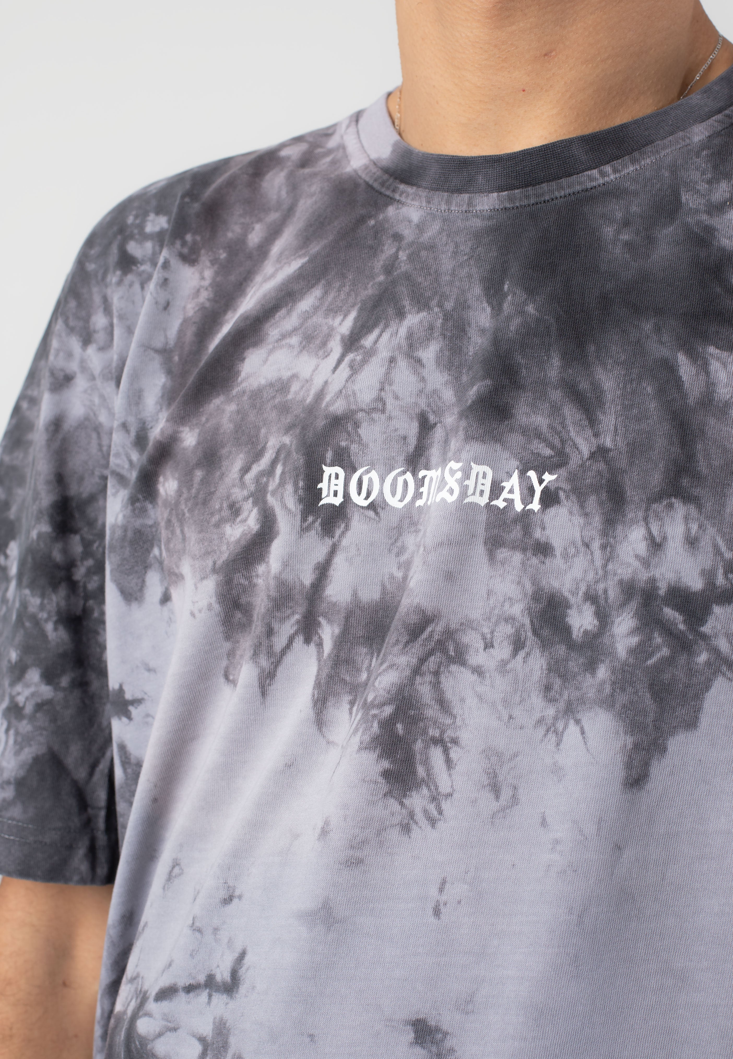 Doomsday Society - No More Space Tie Dye Black Grey - T-Shirt - Image 2