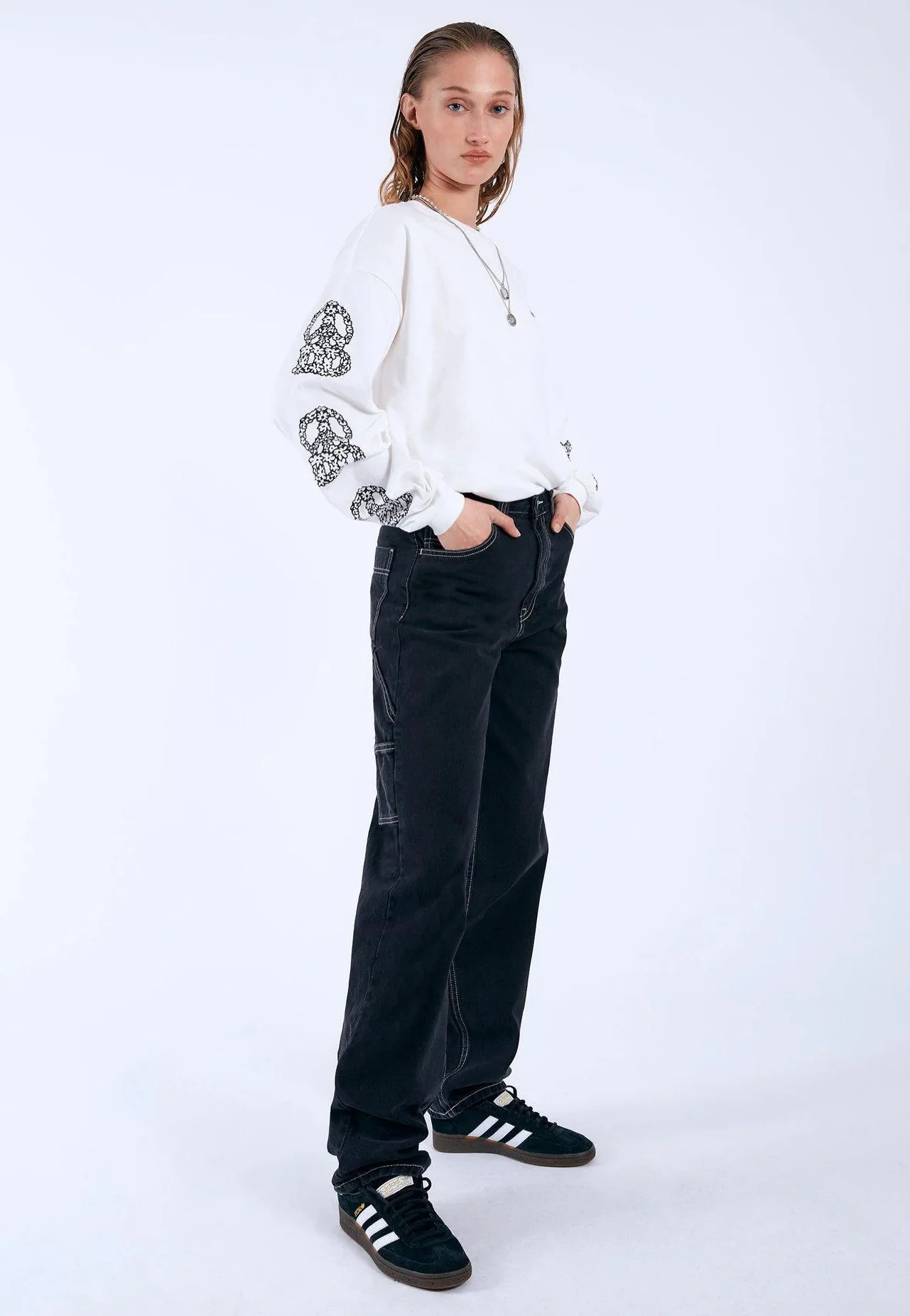 Dr. Denim - Faye Worker Black Used Contrast - Jeans - Image 2