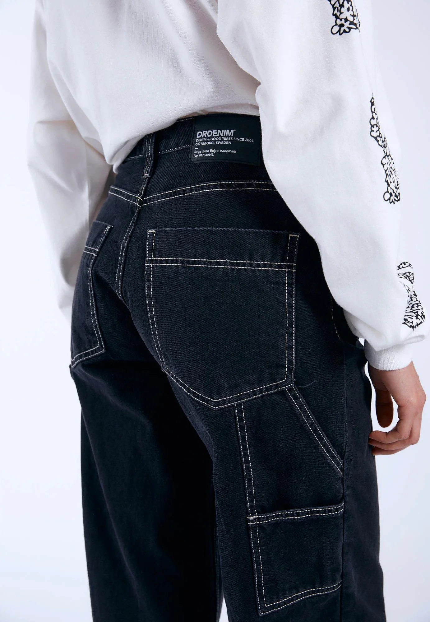 Dr. Denim - Faye Worker Black Used Contrast - Jeans - Image 6