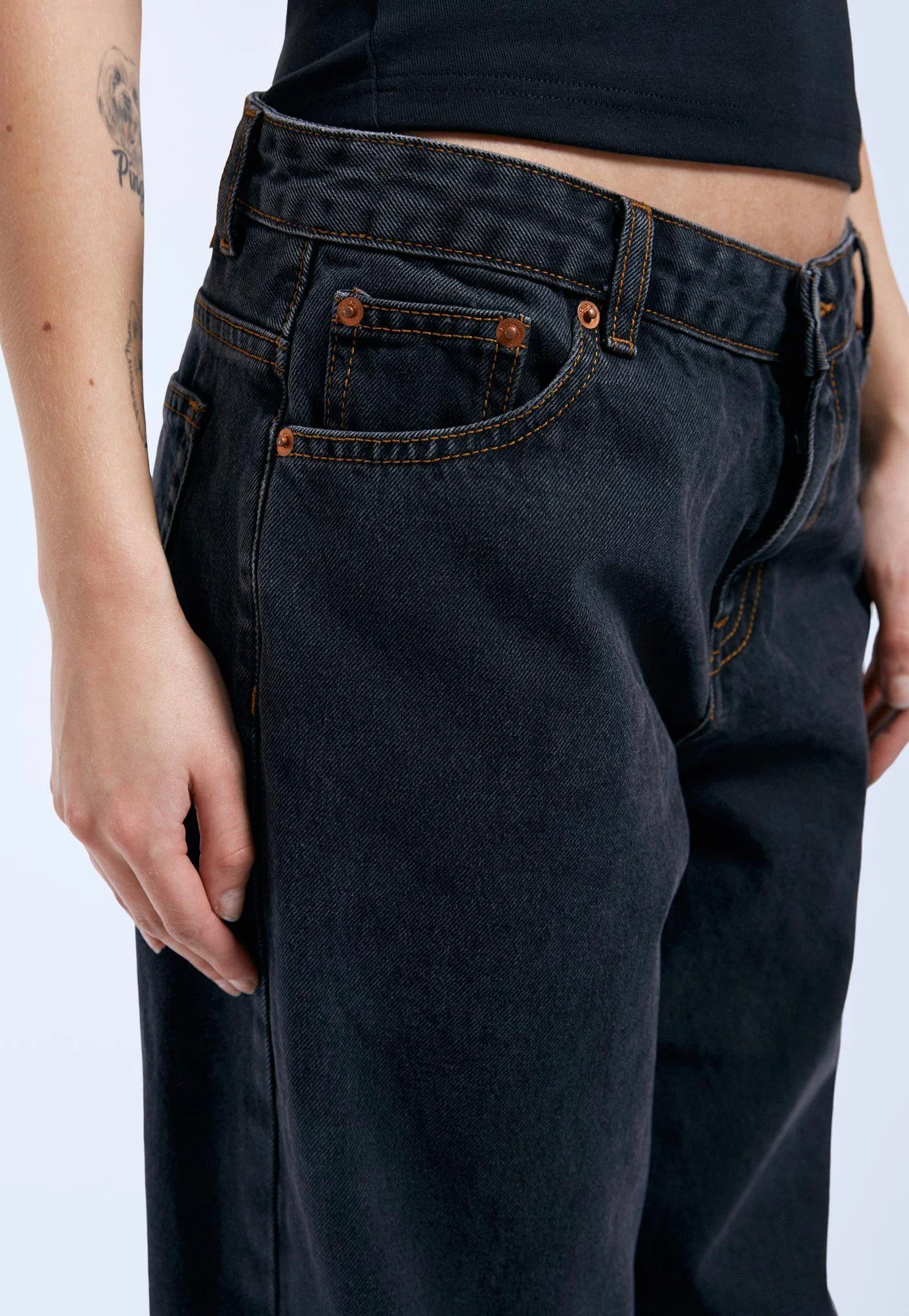 Dr. Denim - Hill Dust Washed Black - Jeans - Image 4