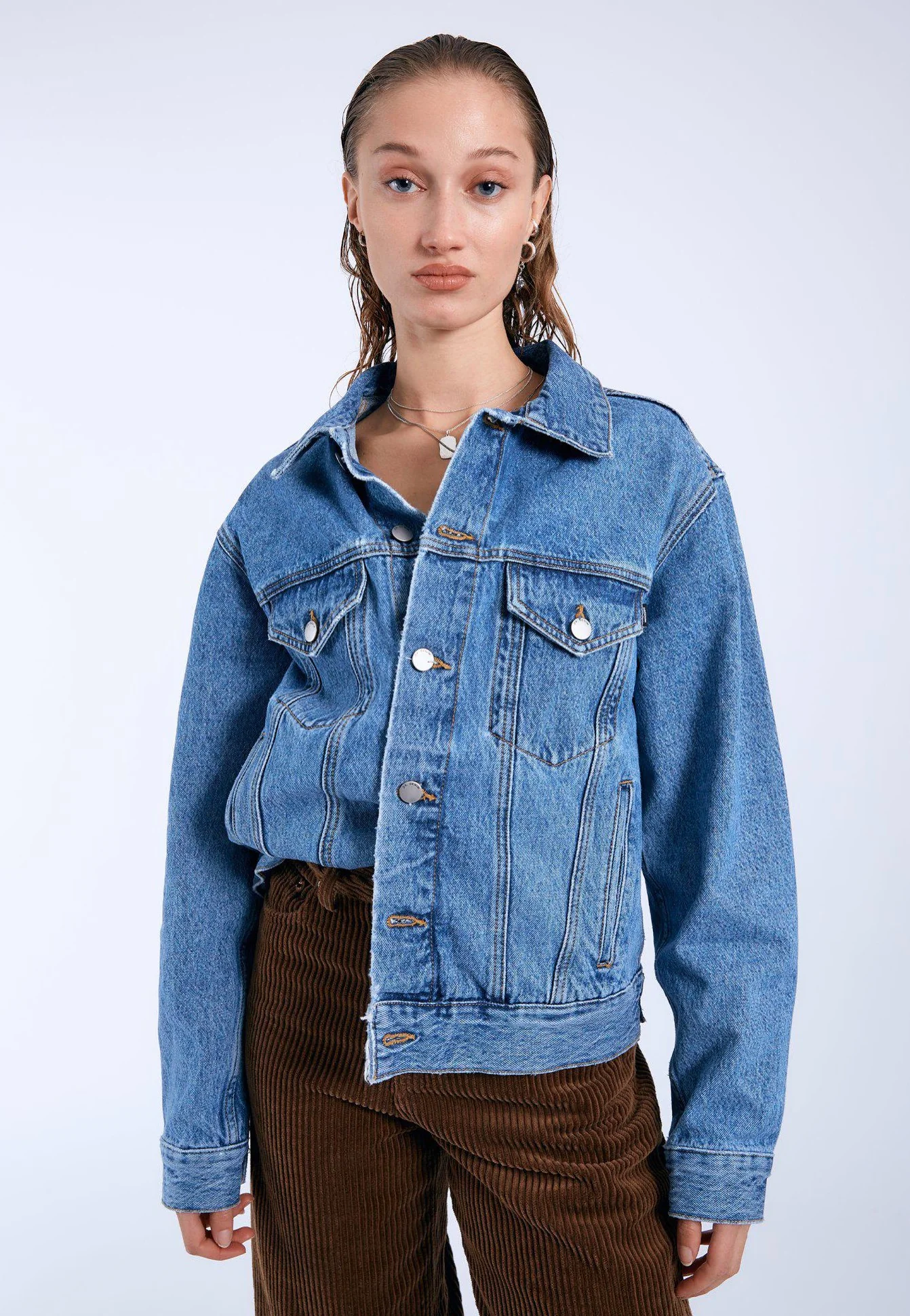 Dr. Denim - Joey Trucker Stream Sky Retro - Jacket - Image 5
