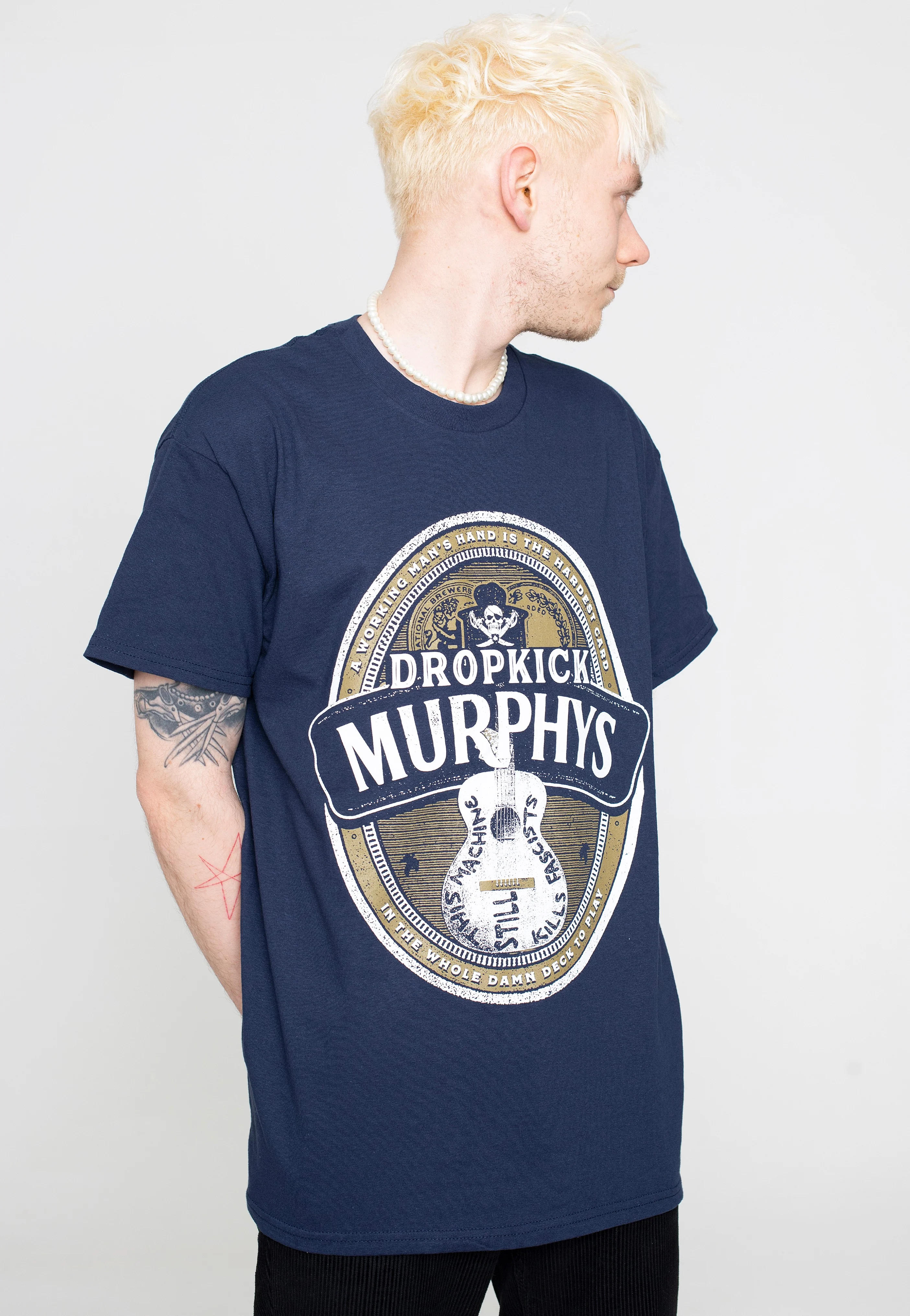 Dropkick Murphys - Beer Label Blue - T-Shirt - Image 3