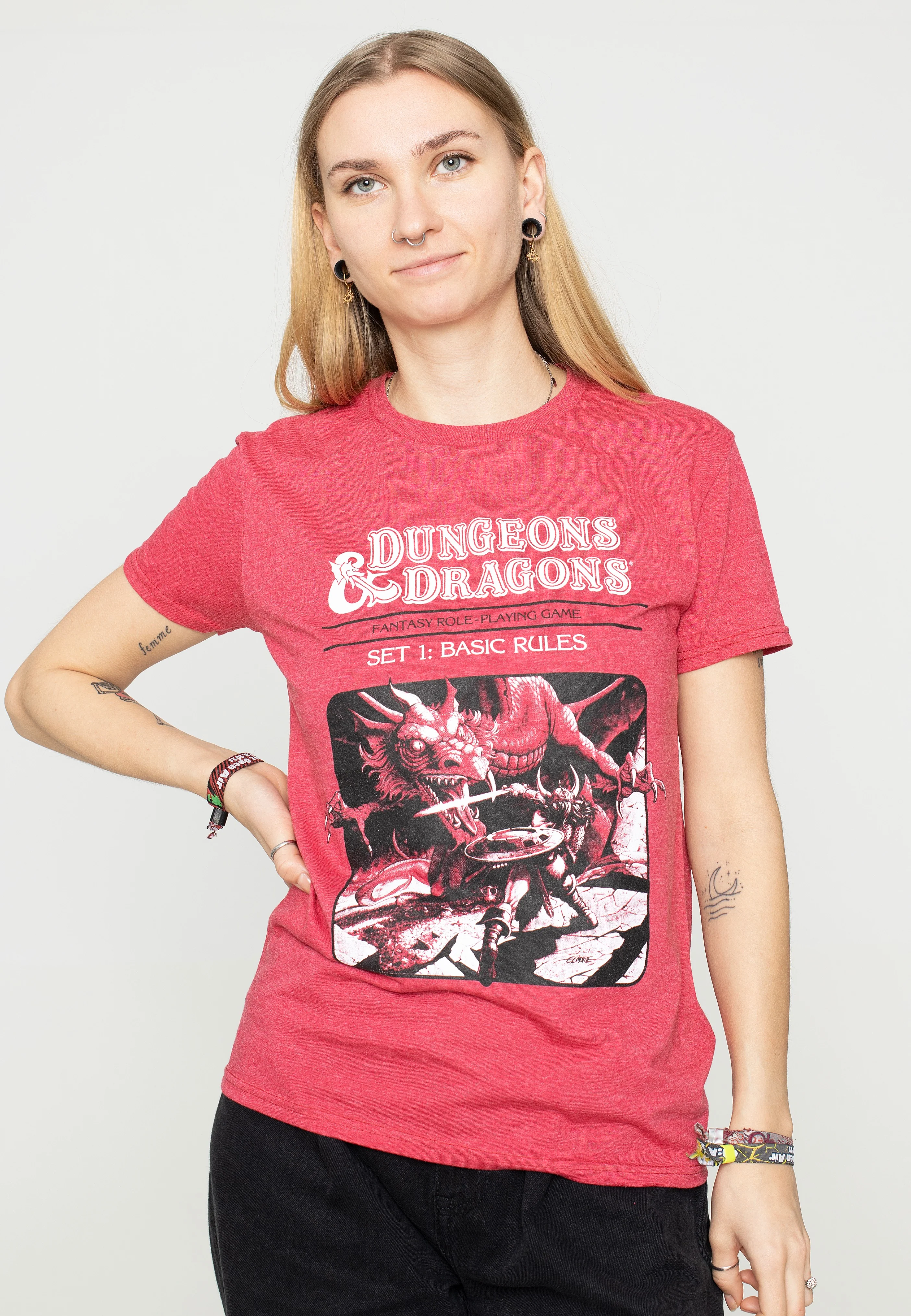 Dungeons & Dragons - Dragon Slayer Red - T-Shirt - Image 5