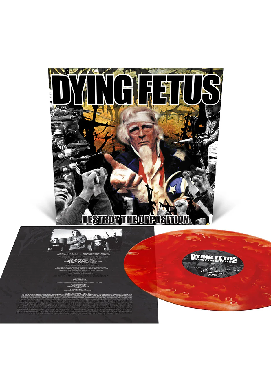 Dying Fetus - Destroy The Opposition Blood Red Cloudy - Colored Vinyl