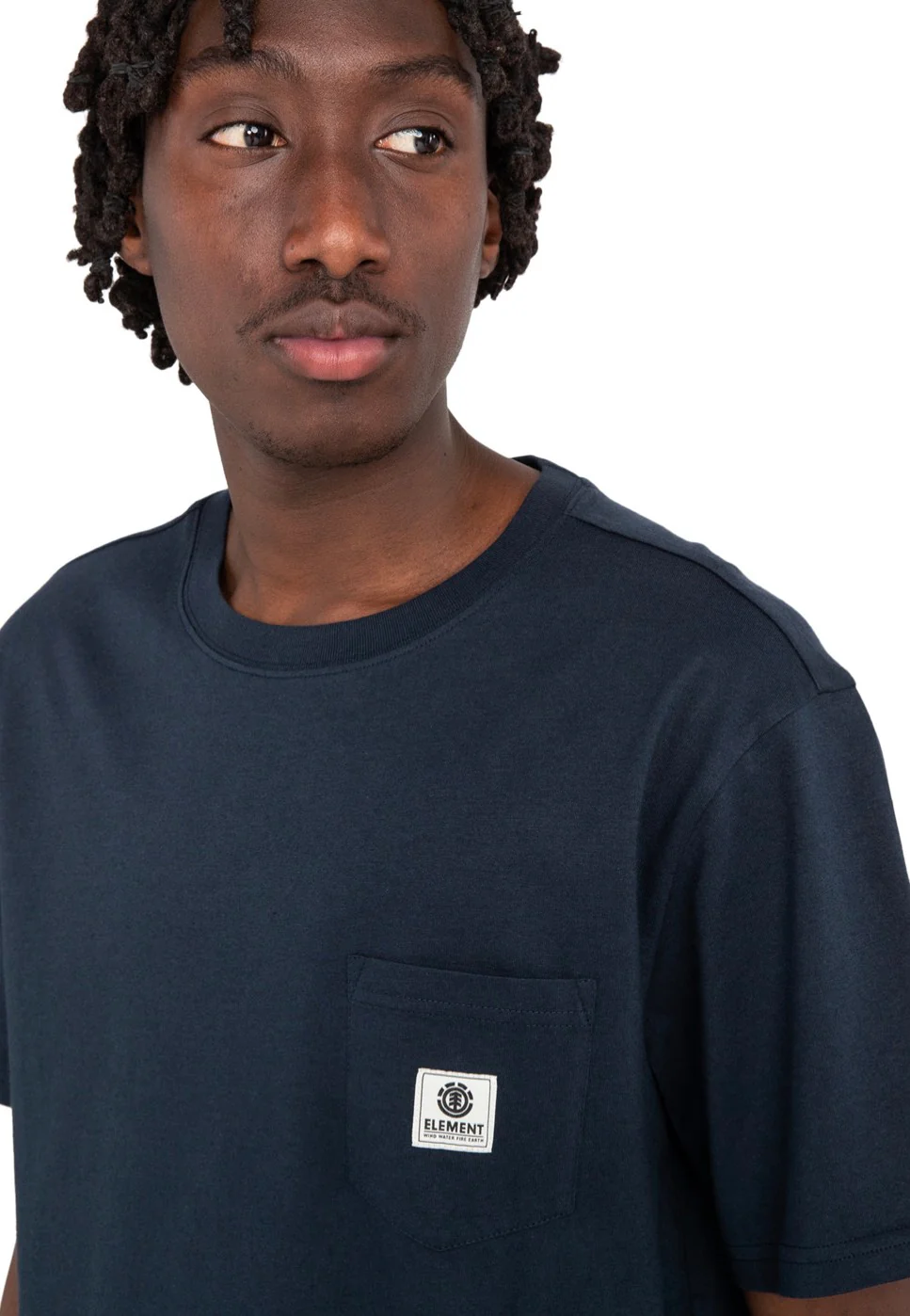 Element - Basic Pocket Label Eclipse Navy - T-Shirt - Image 2