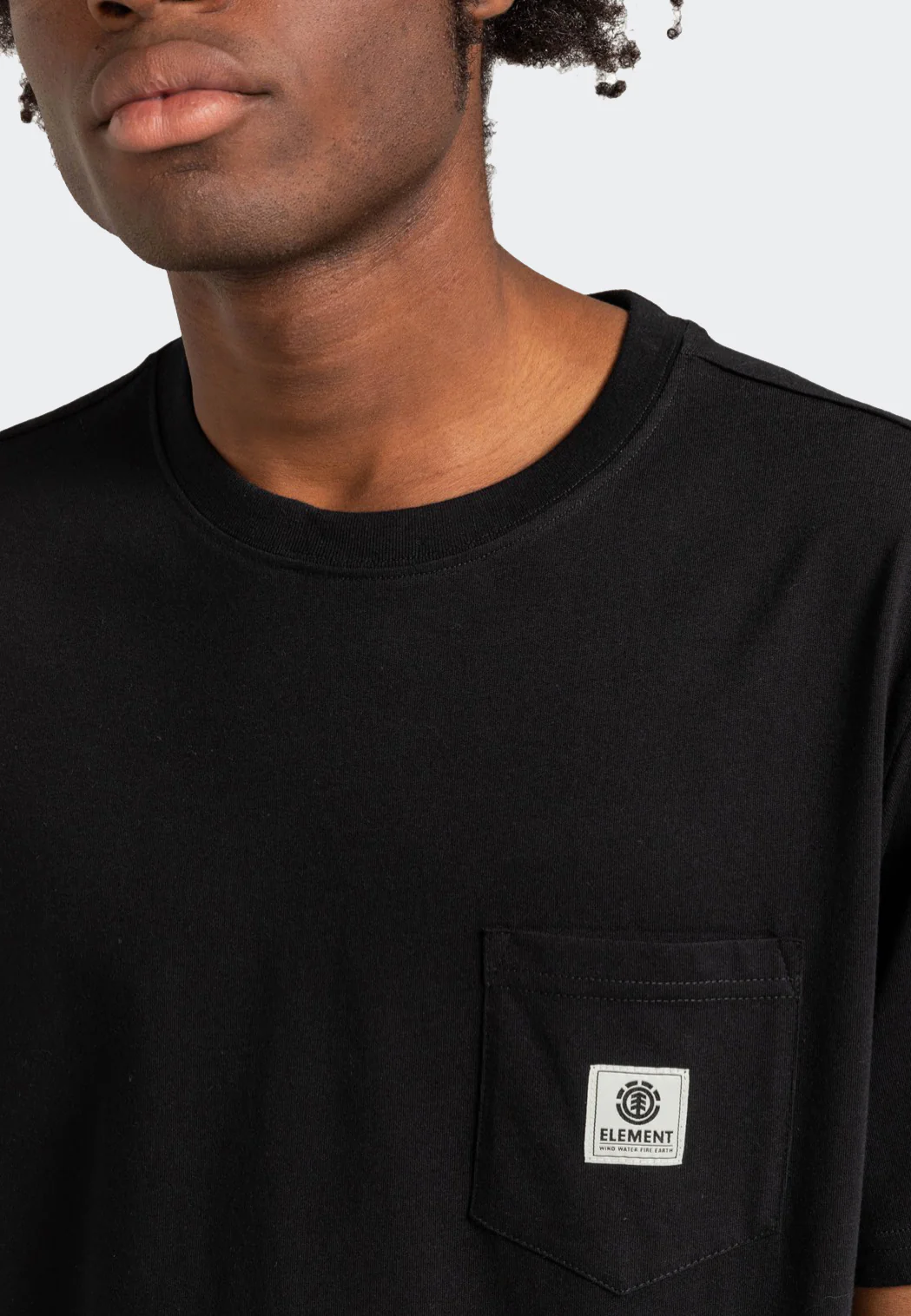Element - Basic Pocket Label Flint Black - T-Shirt - Image 2