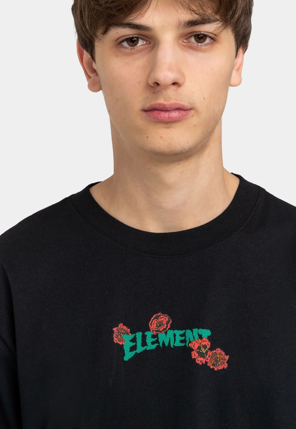 Element - Hirotton Botanical Flint Black - T-Shirt - Image 2