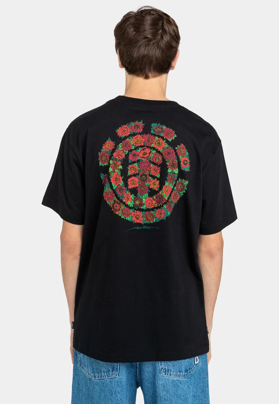 Element - Hirotton Botanical Flint Black - T-Shirt - Image 4