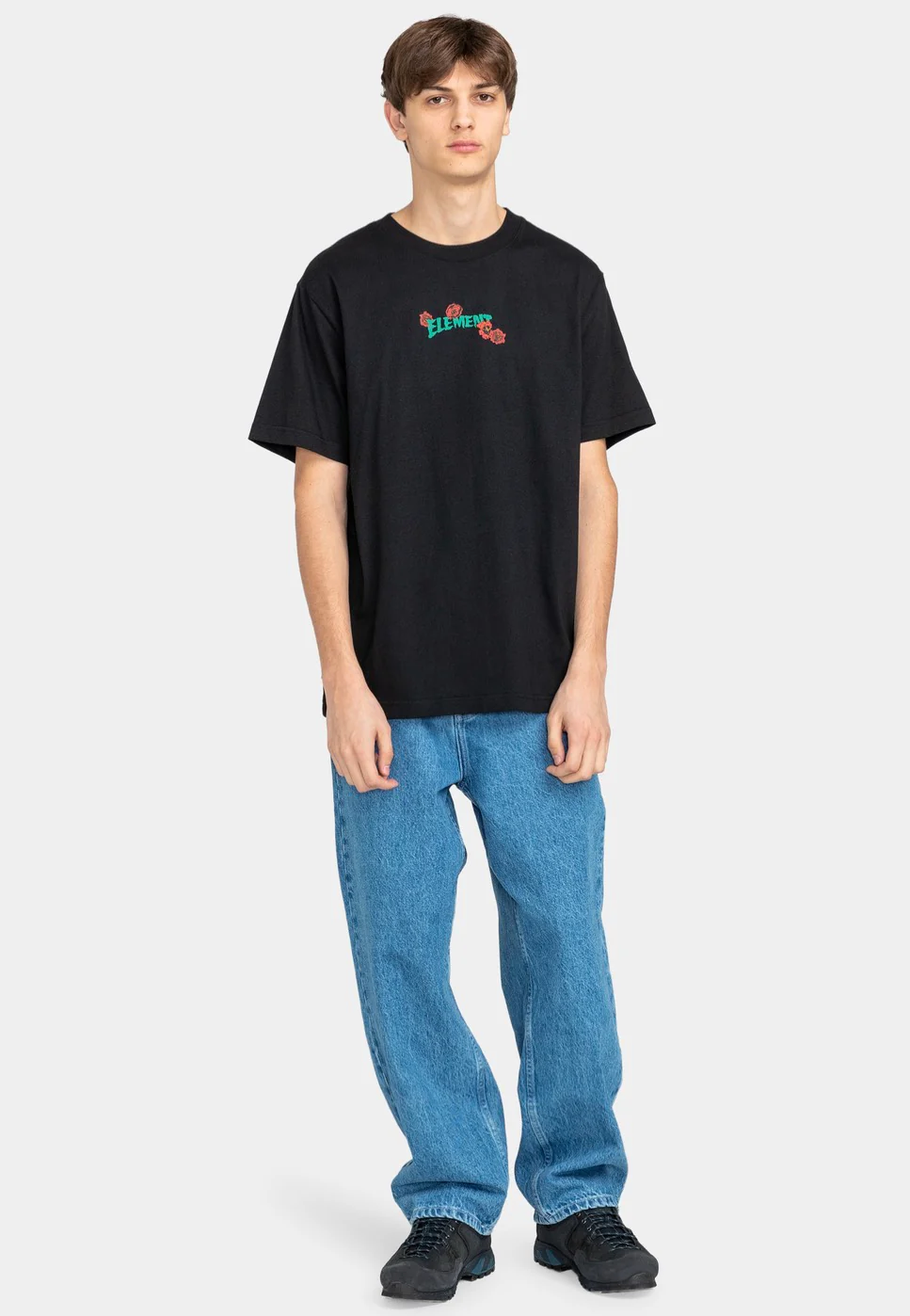 Element - Hirotton Botanical Flint Black - T-Shirt - Image 5