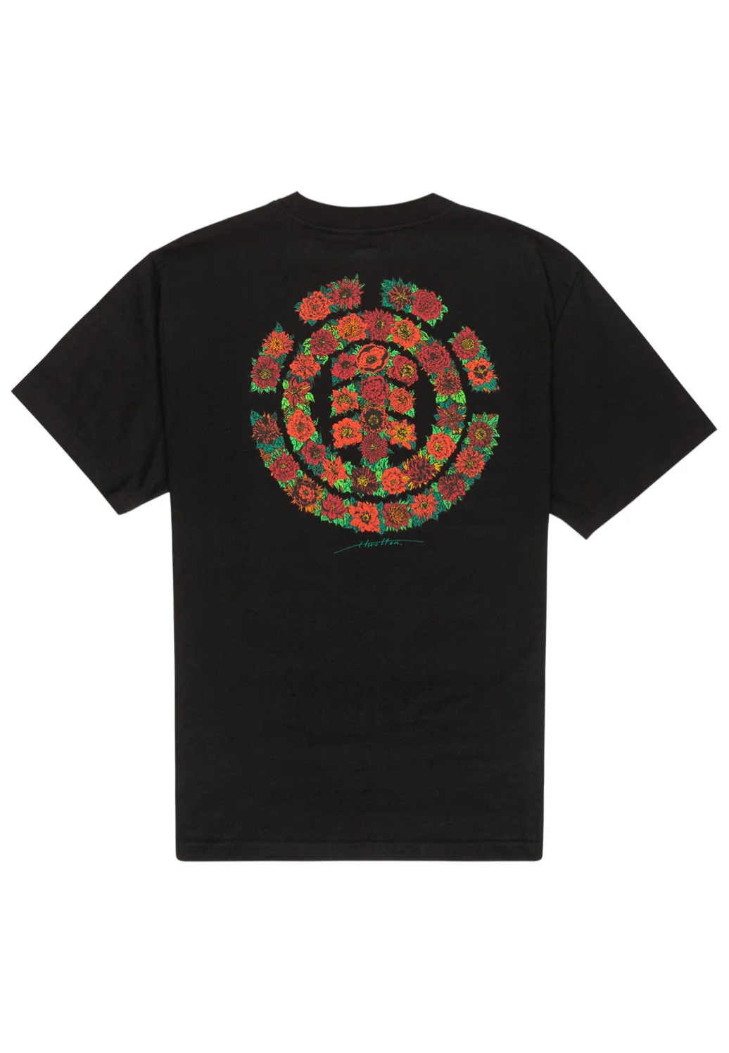 Element - Hirotton Botanical Flint Black - T-Shirt - Image 7