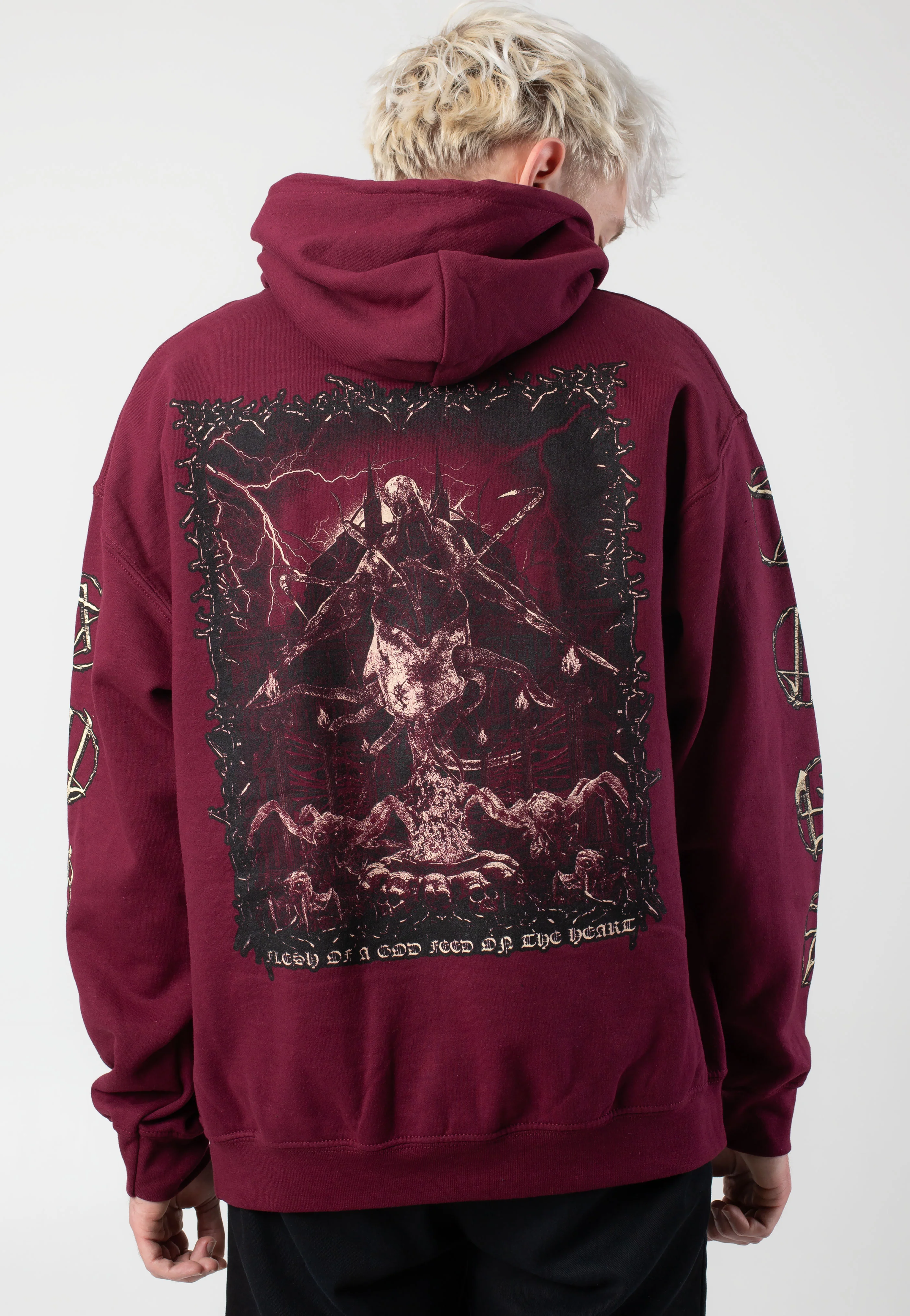 Enterprise Earth - Casket Of Rust Maroon - Hoodie - Image 4