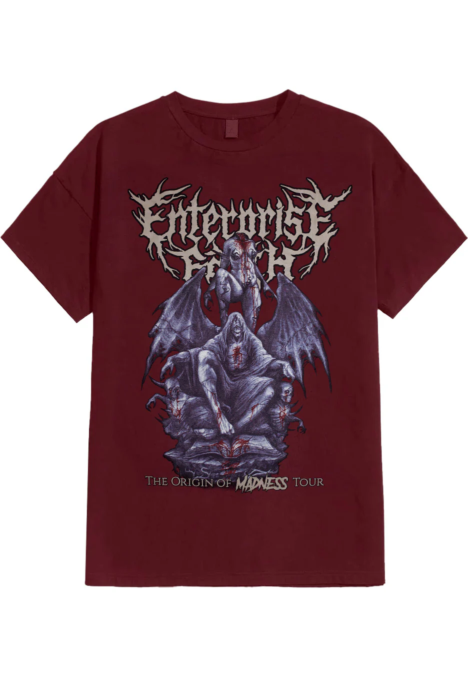 Enterprise Earth - The Origin Of Madness Tour 2025 Maroon - T-Shirt