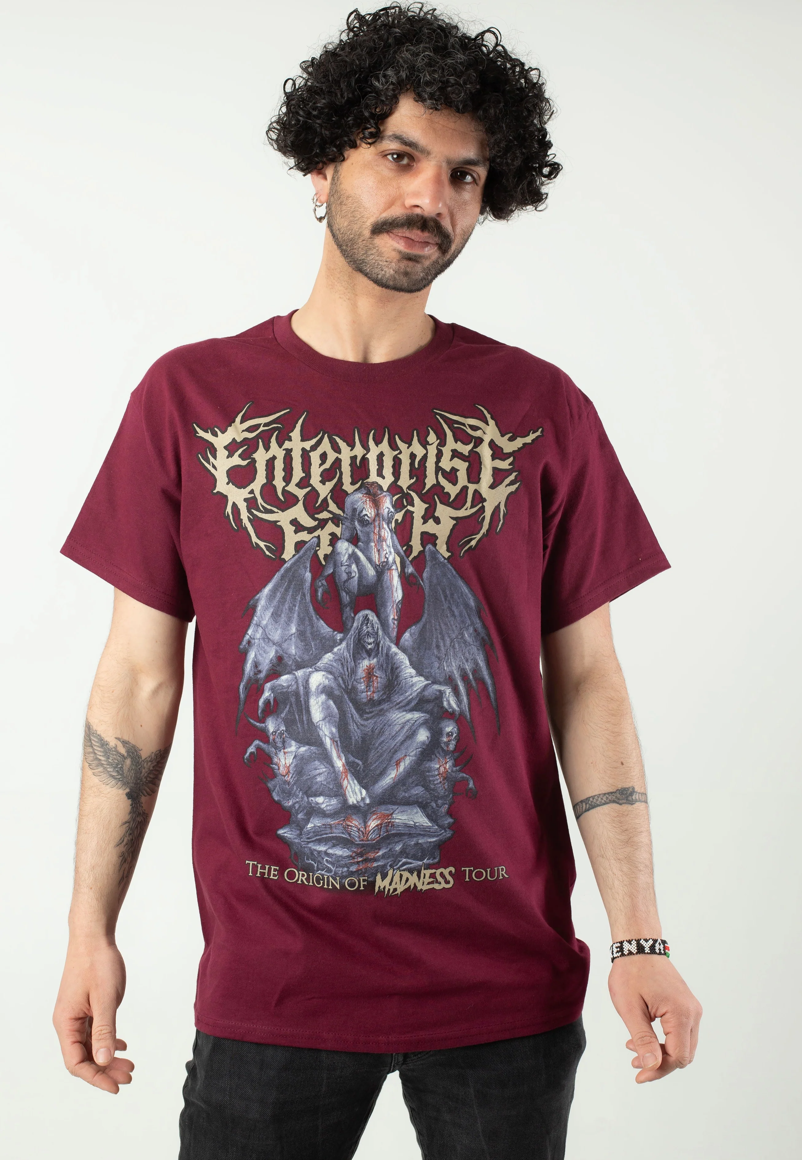 Enterprise Earth - The Origin Of Madness Tour 2025 Maroon - T-Shirt - Image 3