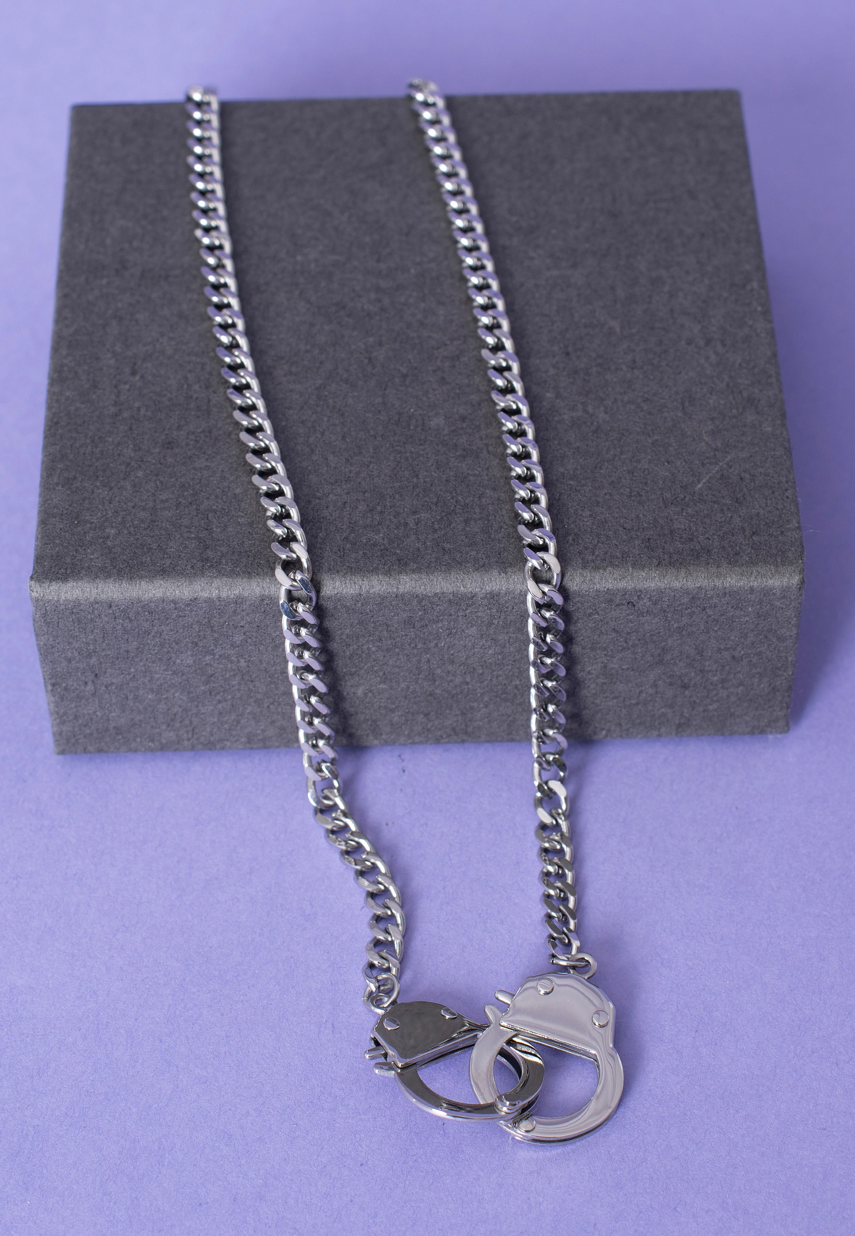 etNox - Chained And Locked Silver - Necklace - Image 2