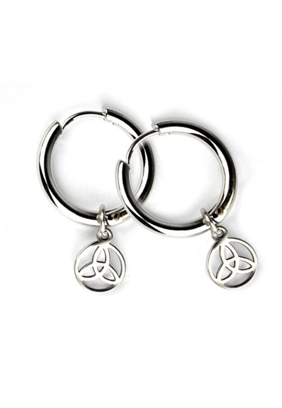 etNox - Hang Triquetra Silver - Earrings - Image 4