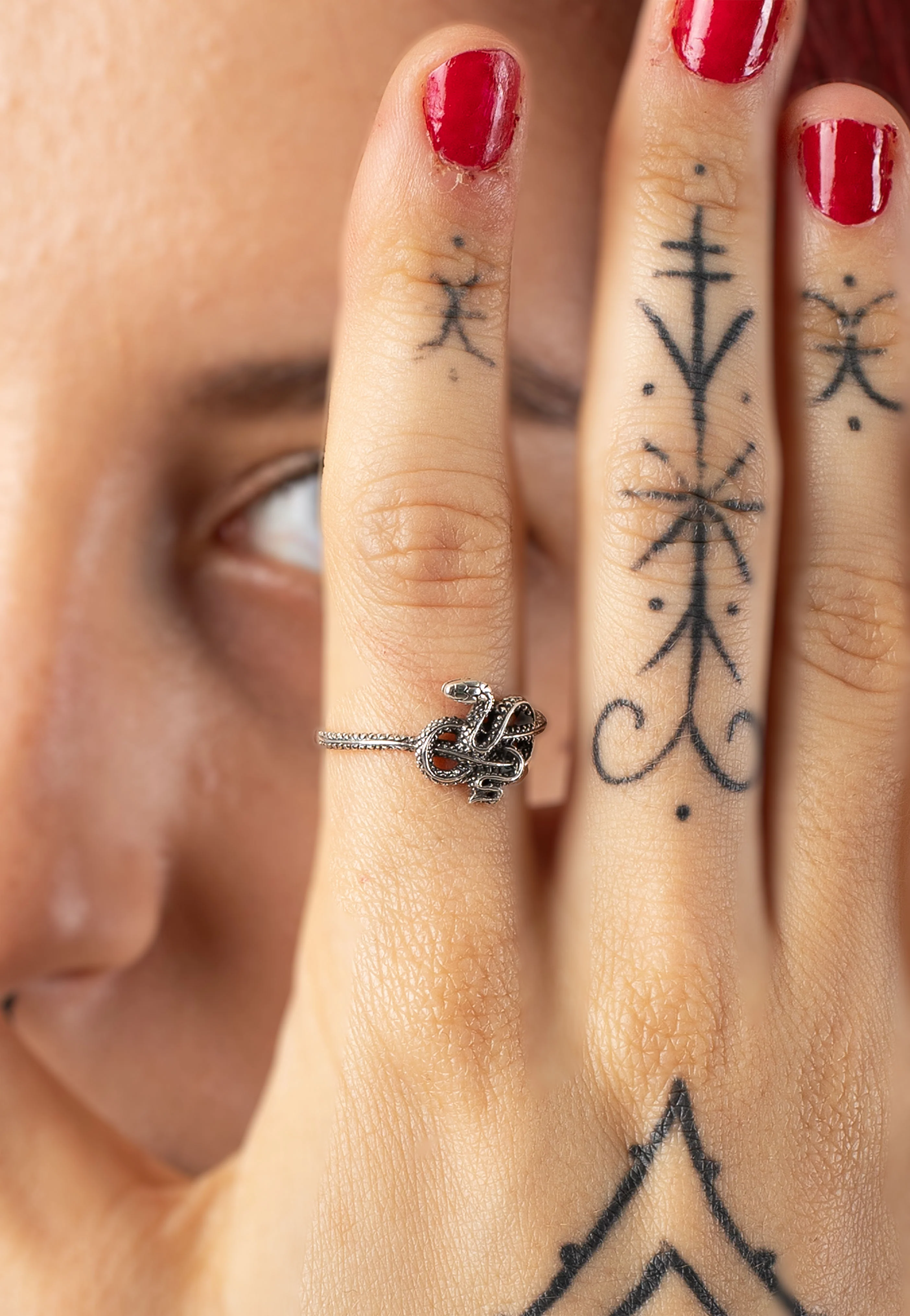 etNox - Kleine Schlange - Ring - Image 2