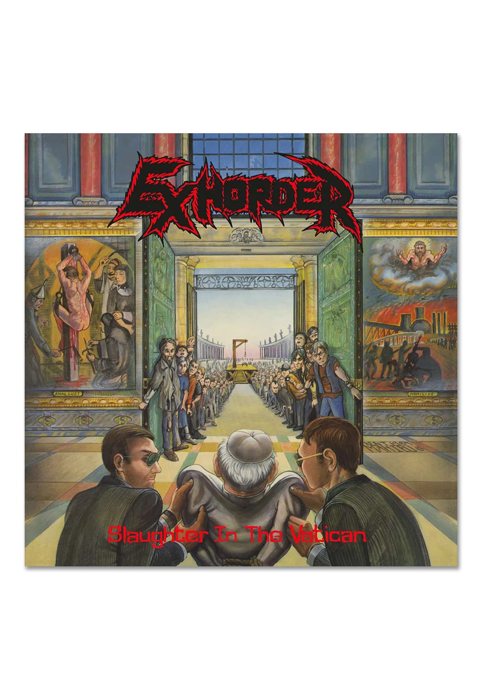 Exhorder - Slaughter In The Vatican Ltd. Crystal Clear/Black - Marbled Vinyl - Image 2