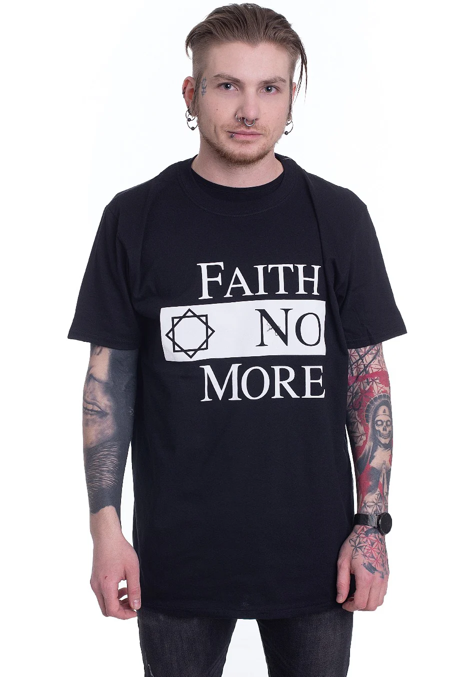 Faith No More - Classic Logo V2 - T-Shirt - Image 3