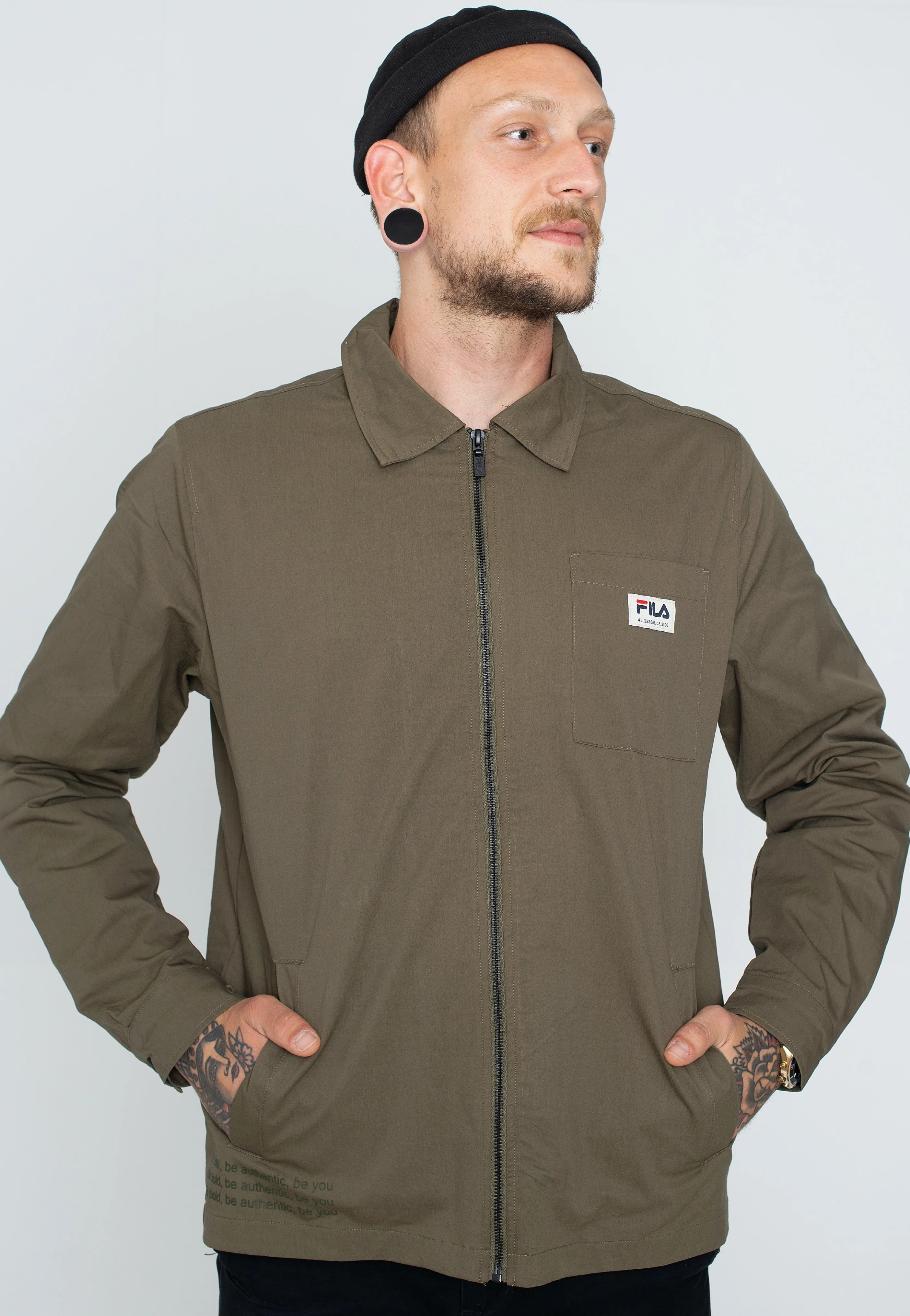 Fila - Termoli Coach Burnt Olive - Jacket - Image 2